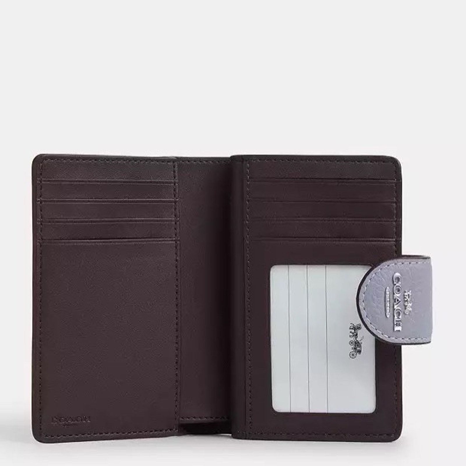 Coach NWT Coach Medium Corner Zip Wallet CBO41 Mist Light Purple Size ONE SIZE - 6 Thumbnail