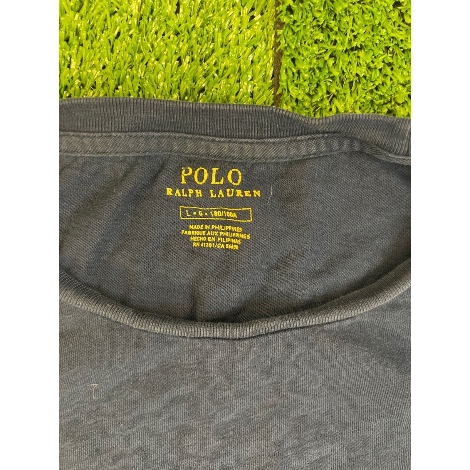 Polo Ralph Lauren Polo Ralph Lauren Mens Long Sleeve Blue Eagle Big Logo L Size L / US 10 / IT 46 - 5 Thumbnail