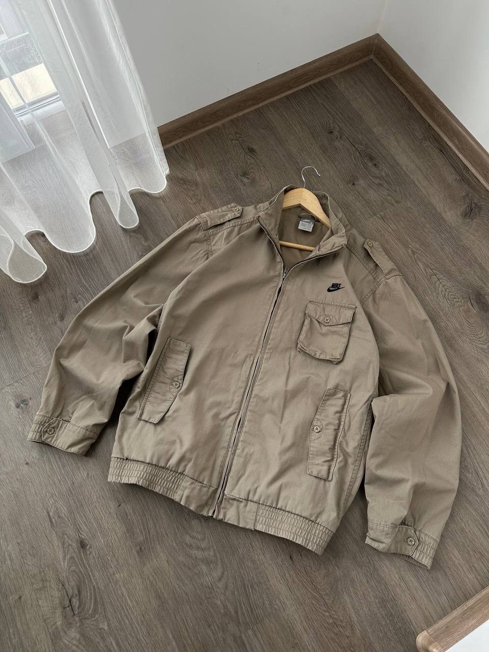 Nike × Nike ACG × Vintage Vintage Nike Beige Pocket Jacket Size US L / EU 52-54 / 3 - 11 Thumbnail