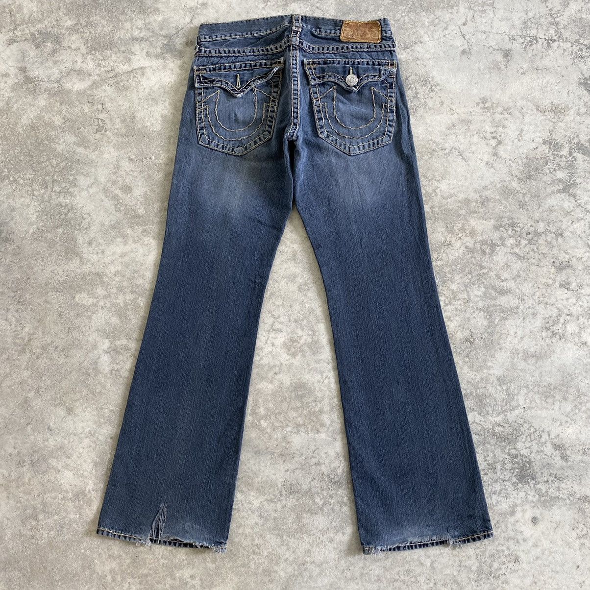 True Religion Vintage True Religion Billy Super T Flared Denim Jeans Size US 32 / EU 48 - 13 Thumbnail