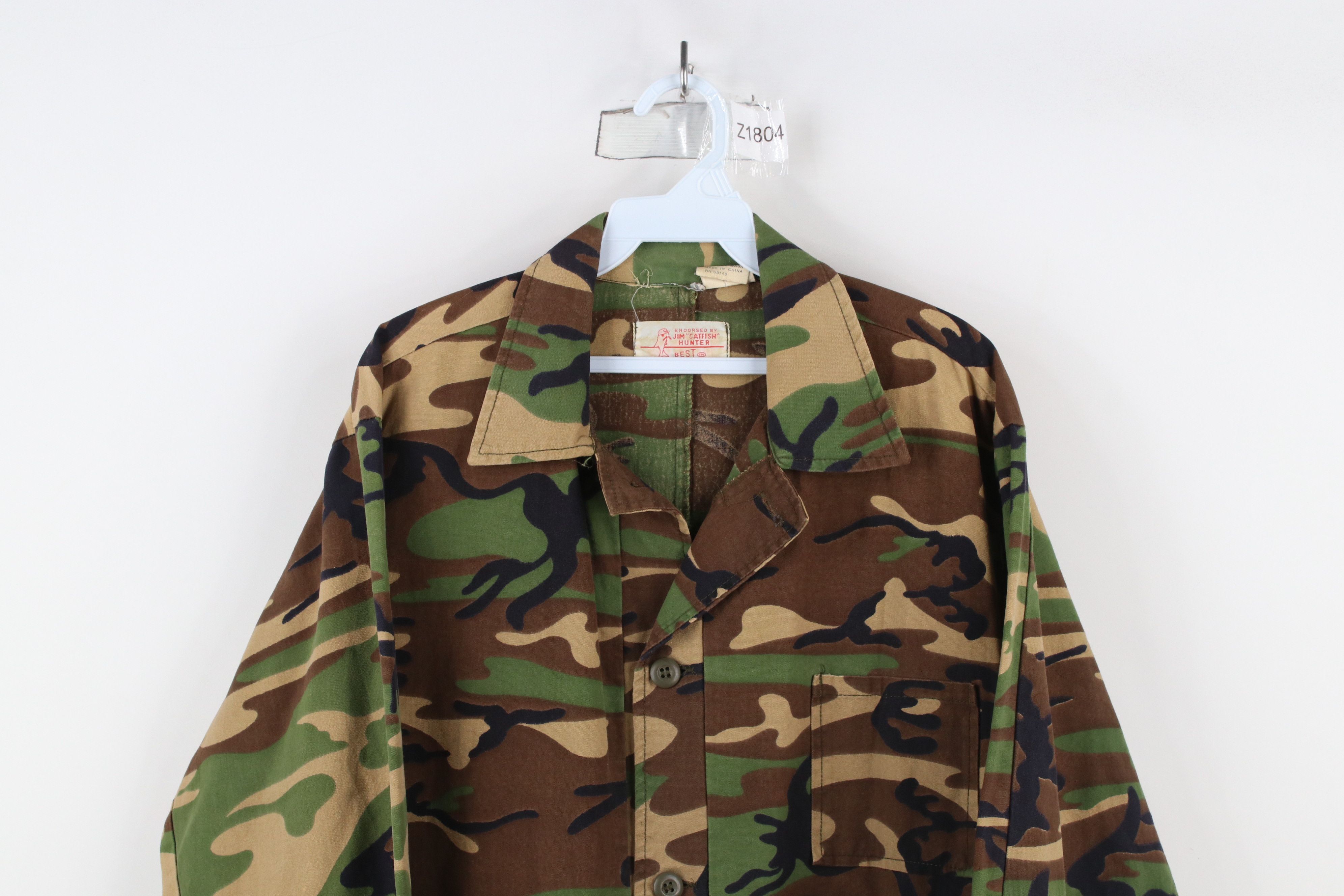 Vintage Vintage 70s Streetwear Camouflage Hunting Field Jacket Size US L / EU 52-54 / 3 - 2 Thumbnail