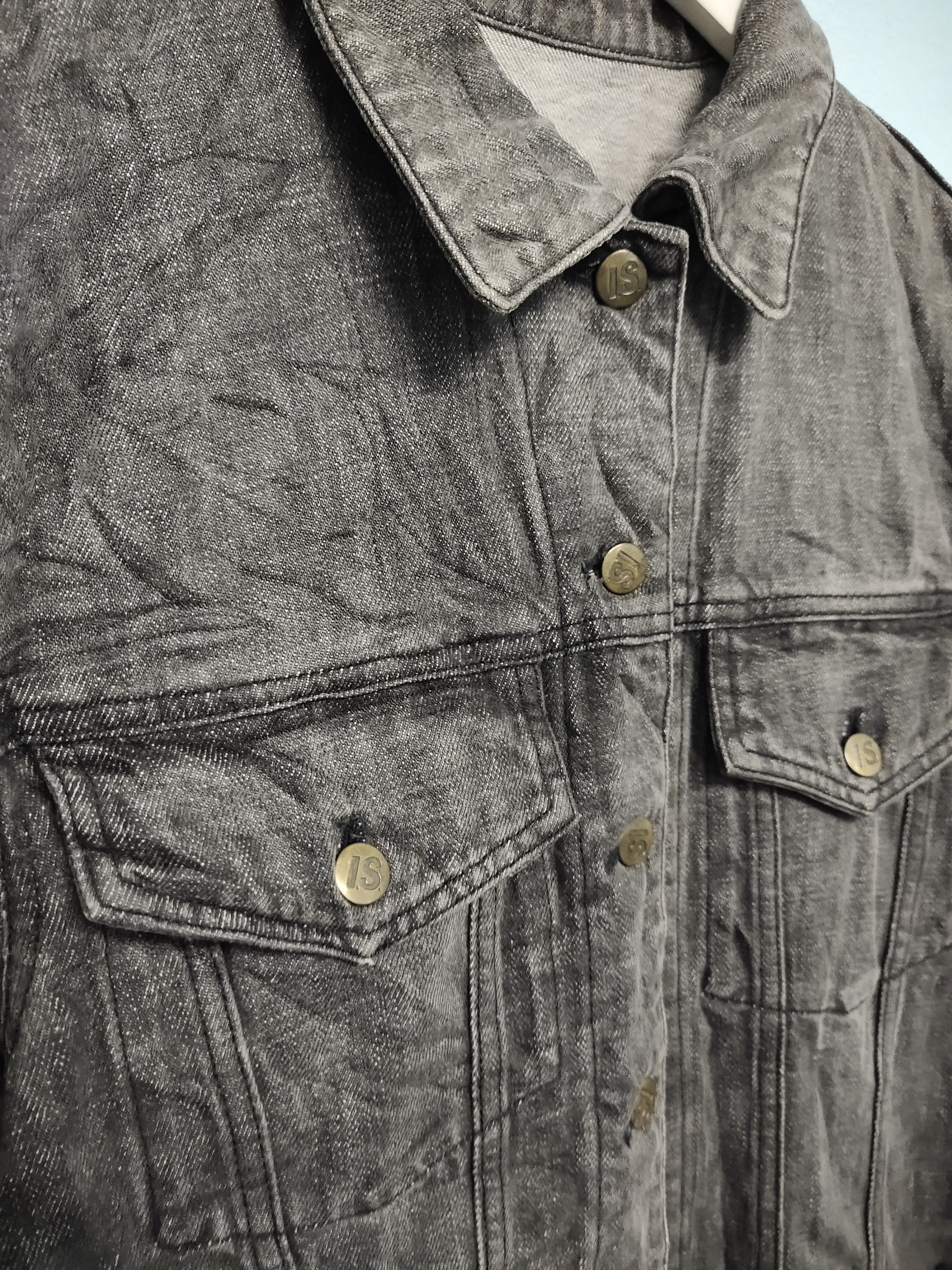 Issey Miyake 80’s Issey Miyake I.S Issey Sport Denim Long Jacket Size M / US 6-8 / IT 42-44 - 8 Thumbnail