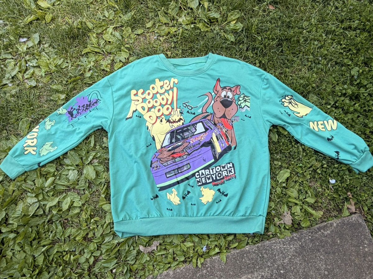Cartoon Network VTG Cartoon Network Scooby Doo Race Car Long Sleeve Large Size US XL / EU 56 / 4 - 1 Thumbnail