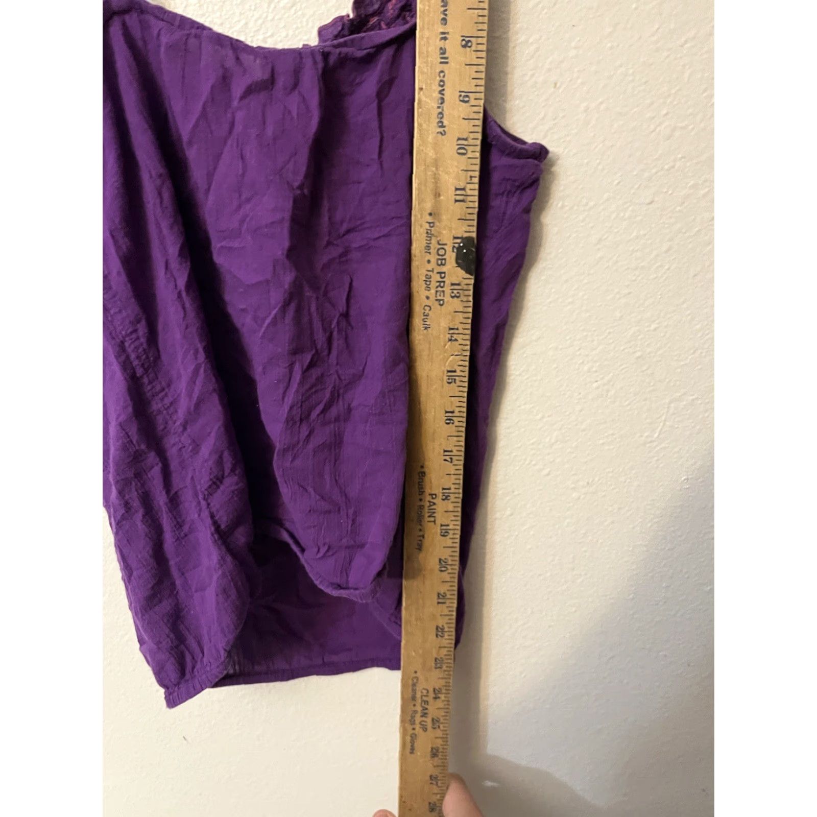 Old Navy Old Navy Tank Top Denim Boho Purple Small Women Sleeveless Spaghetti Strap V-Neck Bohemian/Peasant Shirt, Regular Fit Size S / US 4 / IT 40 - 6 Thumbnail