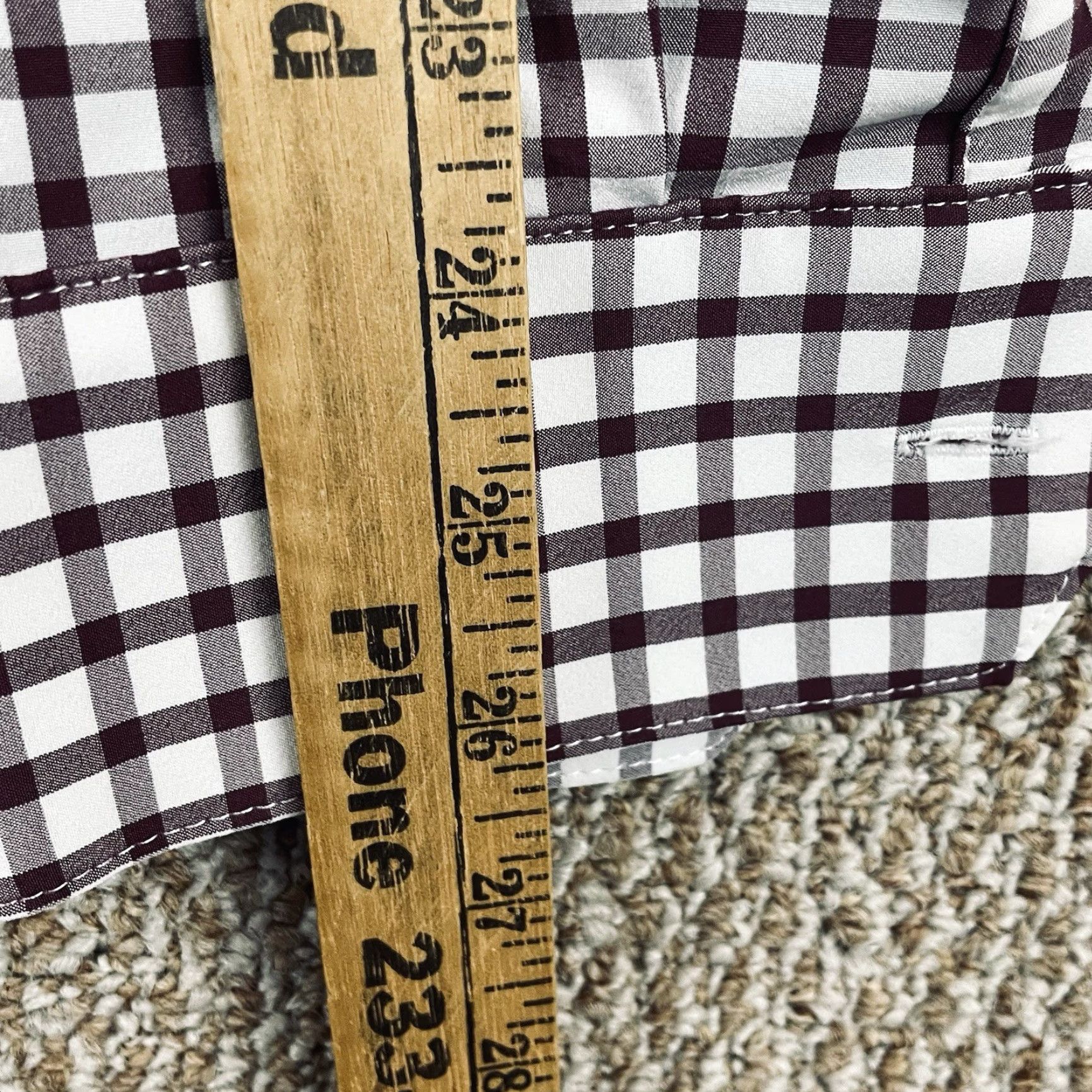 Mizzen+Main Mizzen+Main Shirt Mens XL Button-Up Plaid Check Stretch Multicolor Modern Casual Business Size US XL / EU 56 / 4 - 6 Thumbnail