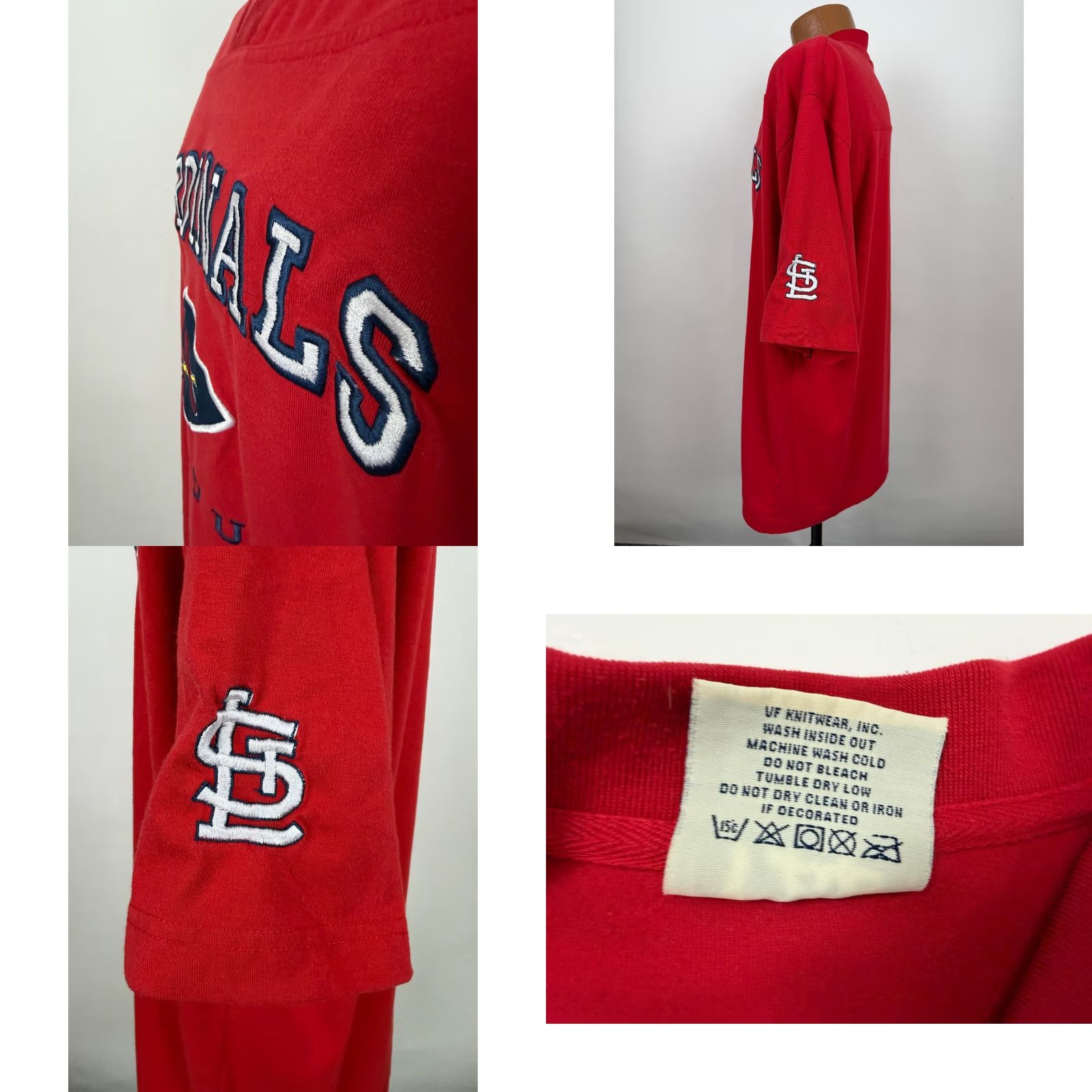 Lee VINTAGE Lee Sport St. Louis Cardinals T-Shirt Men XL Red Embroidered 90s Sports Baseball Size US XL / EU 56 / 4 - 8 Thumbnail