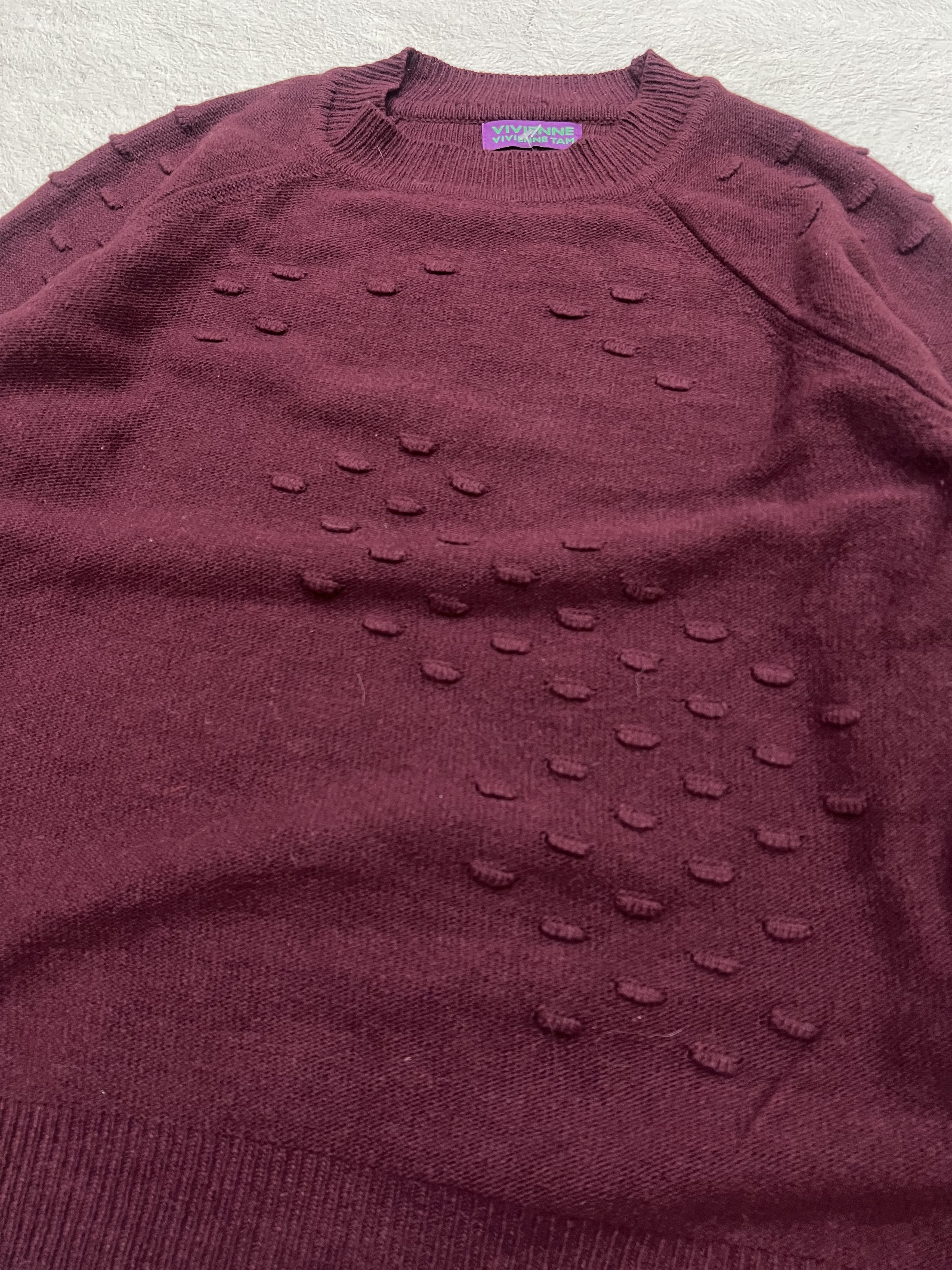 Japanese Brand 2000s Vivienne Tam Designer Knit Crewneck y2k Lgb Ifsix Size US M / EU 48-50 / 2 - 2 Thumbnail