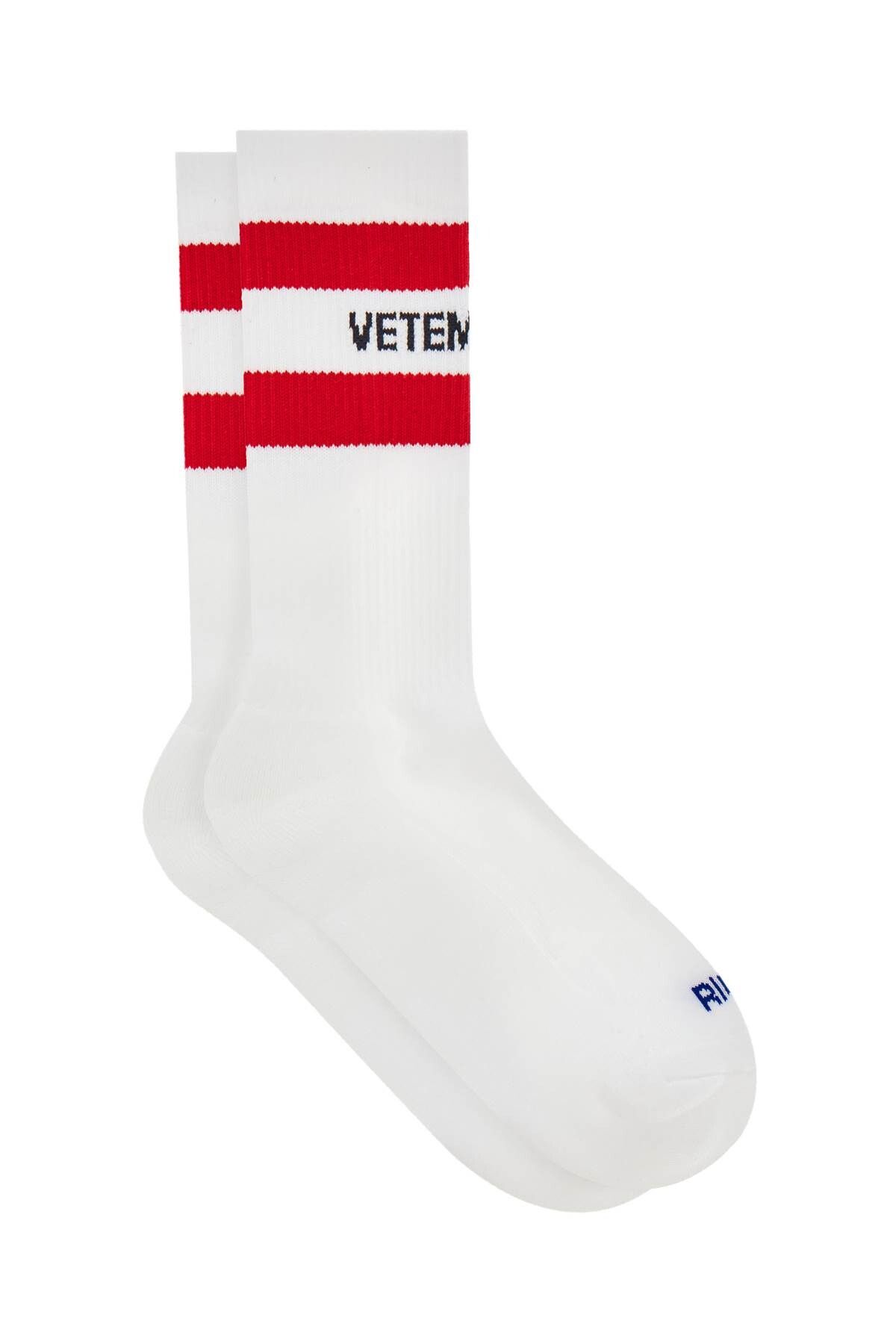 Pre-owned Vetements Logoed Socks In Mixed Colours