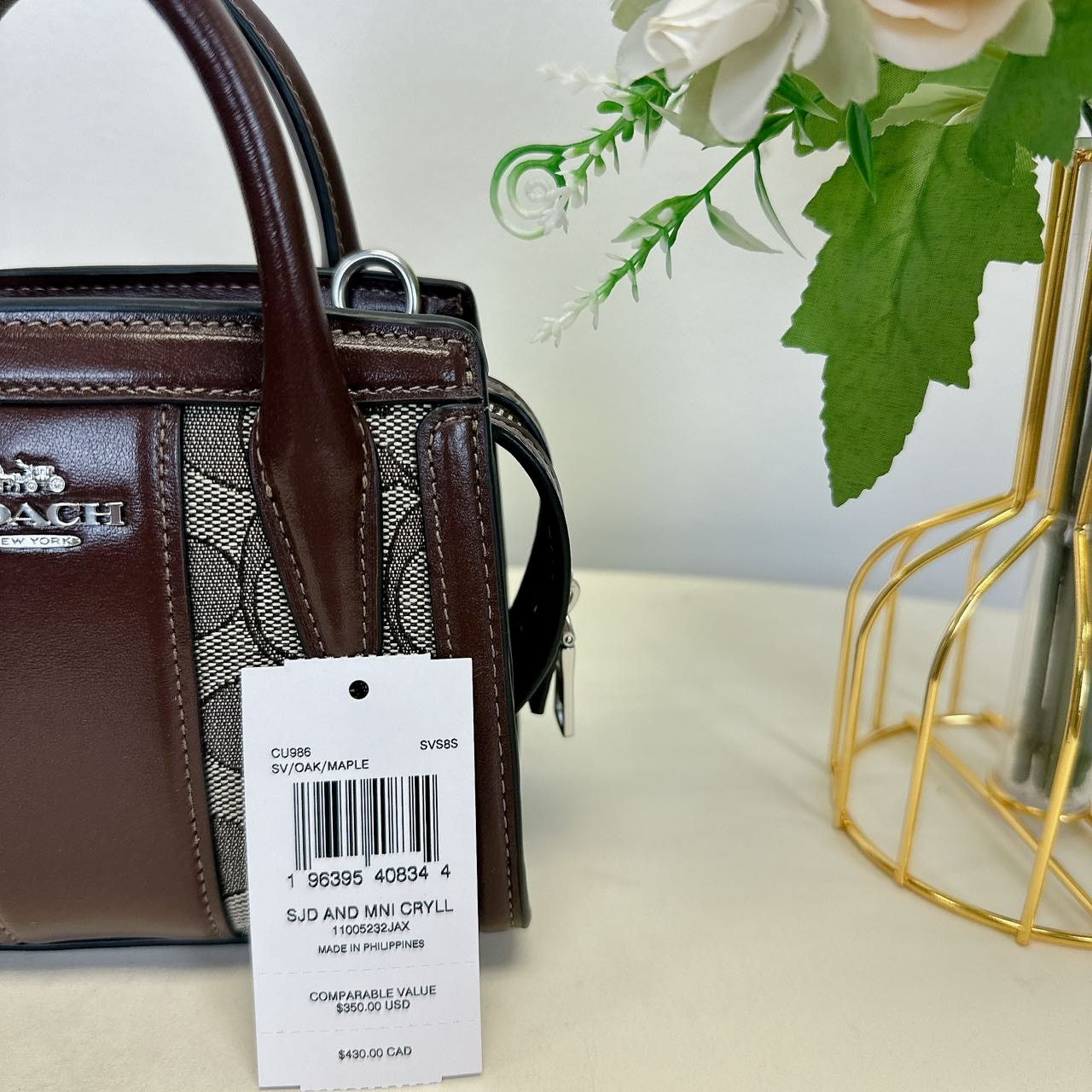 Coach Coach CU986 Andrea Mini Carryall In Signature Jacquard Size ONE SIZE - 8 Thumbnail