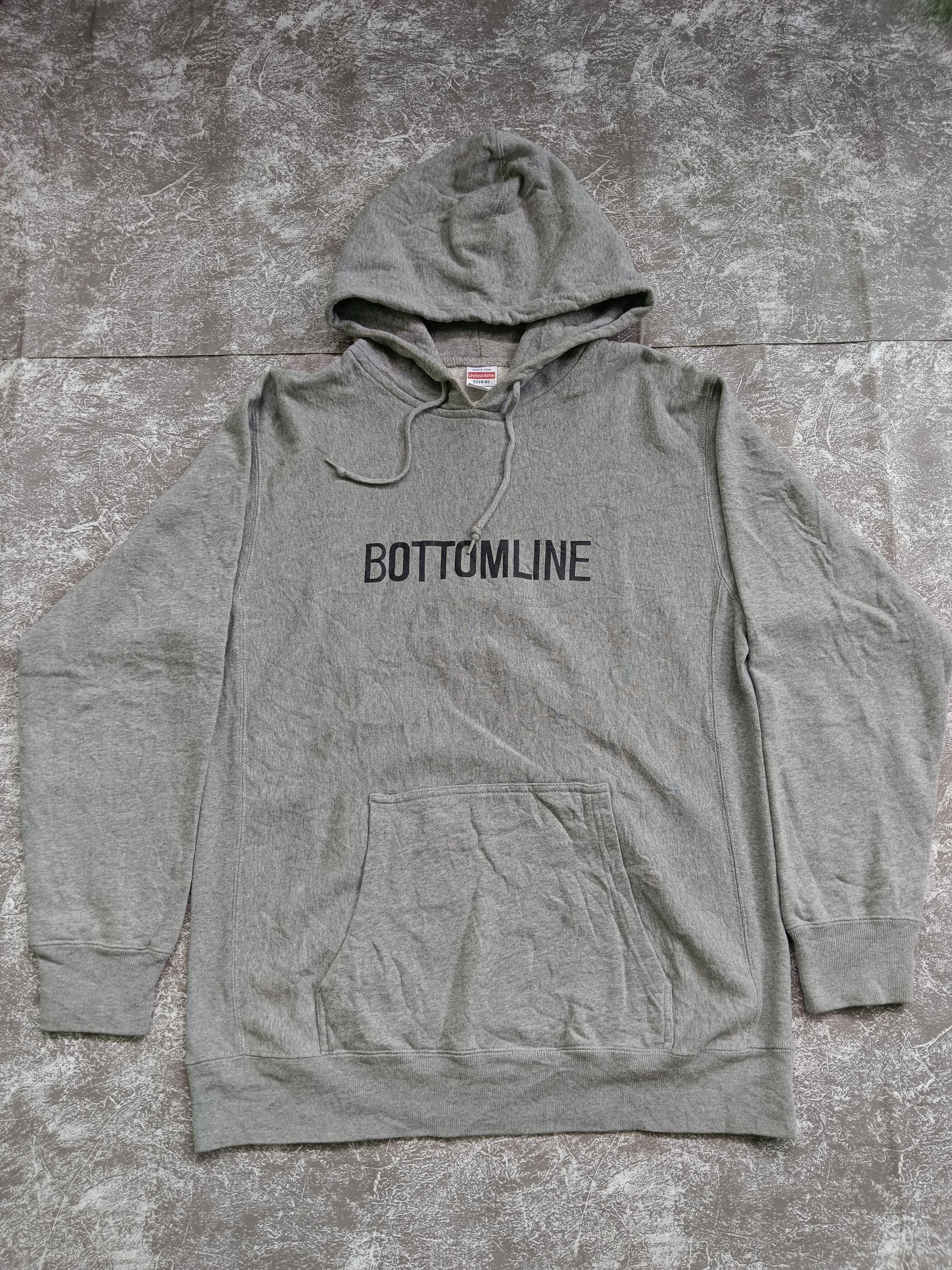 Japanese Brand × Vintage Bottomline Hoodie Size US XL / EU 56 / 4 - 1 Thumbnail