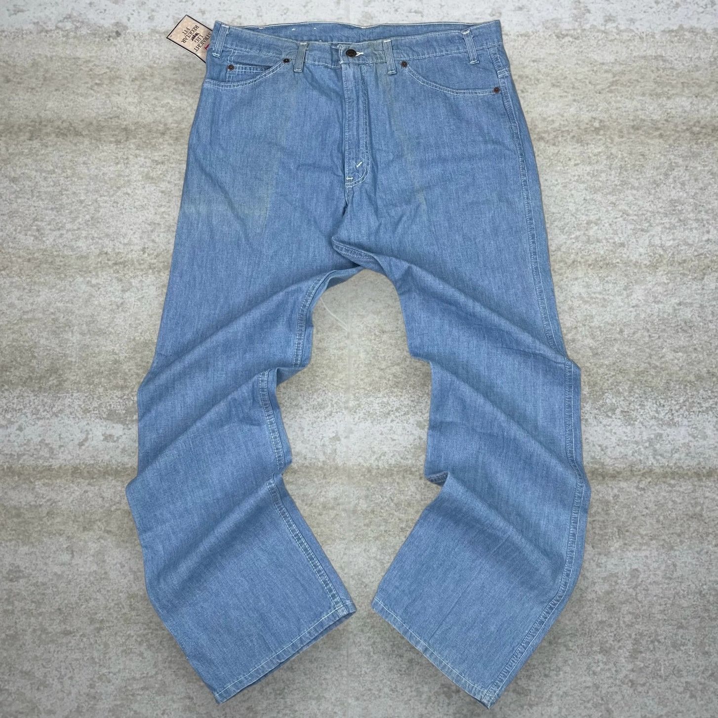 Levi's Vintage 90s Levis Jeans 38x34 Straight Regular Light Wash Size US 38 / EU 54 - 2 Thumbnail