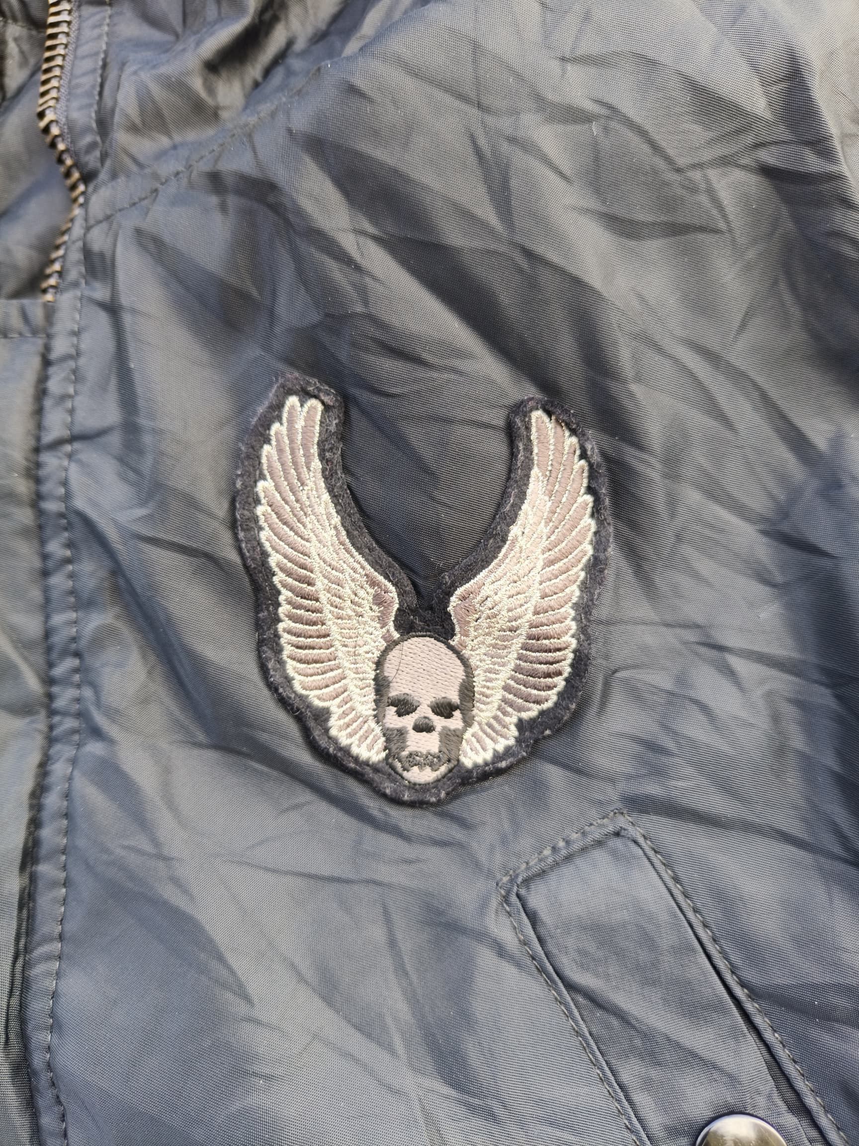 Lucien Pellat-Finet Lucien Pellat-Finet Skull Patched Hooded Bomber Jacket Size US XS / EU 42 / 0 - 9 Thumbnail