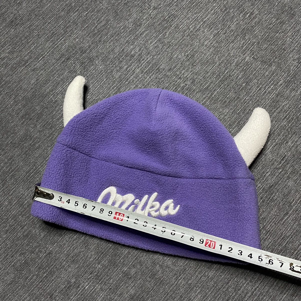 Vintage Y2K Crazy beanie Hat Milka vintage Size ONE SIZE - 6 Thumbnail