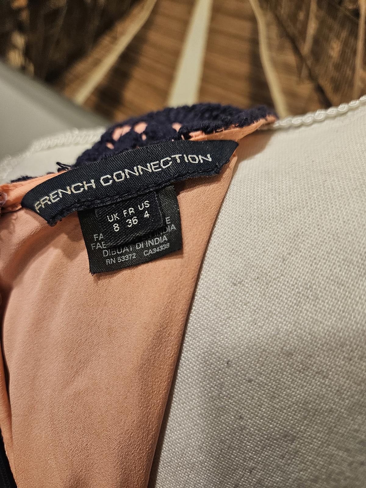 French Connection French Connection Crochet V-Neck Summer Dress #548 Size S / US 4 / IT 40 - 8 Thumbnail