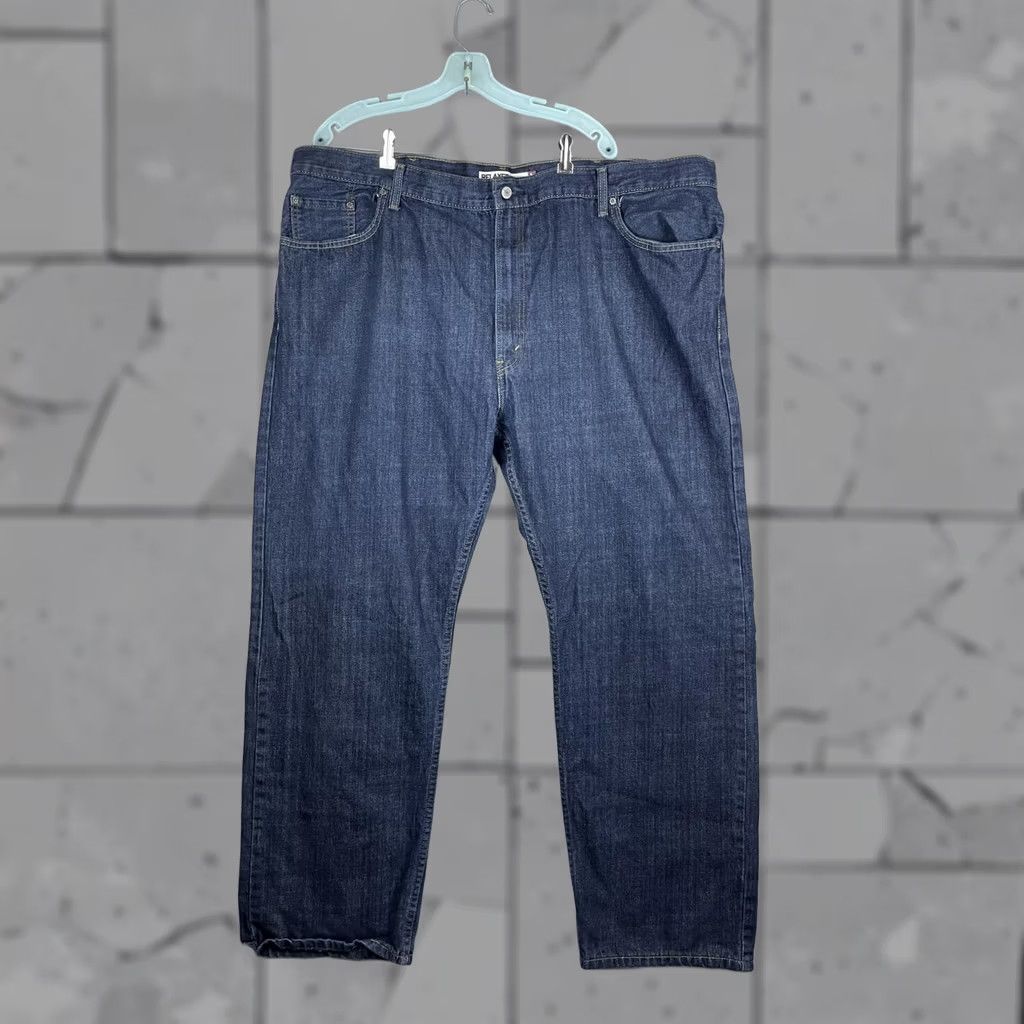 Levi's Levi's 559 Jeans Mens 47x30 Blue Dark Wash Relaxed Straight Denim Pants Size US 32 / EU 48 - 1 Thumbnail