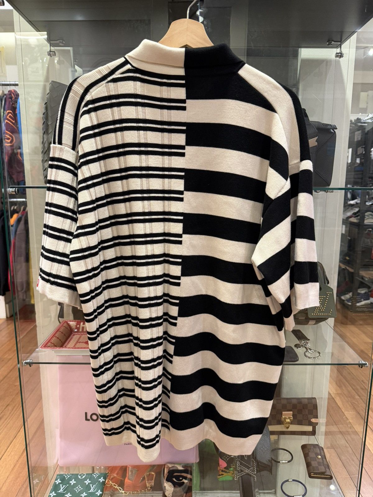 Kenzo Kenzo Striped Knit Polo Shirt Size US XL / EU 56 / 4 - 2 Thumbnail