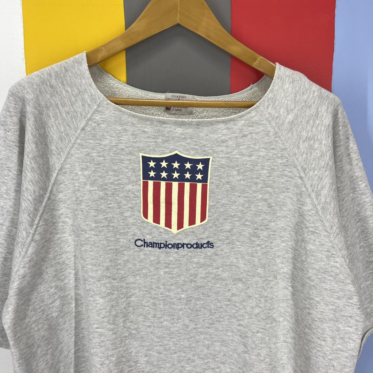 Champion 90s Vintage CHAMPION Running Men Sweatshirt #1981/13 Size L / US 10 / IT 46 - 2 Thumbnail