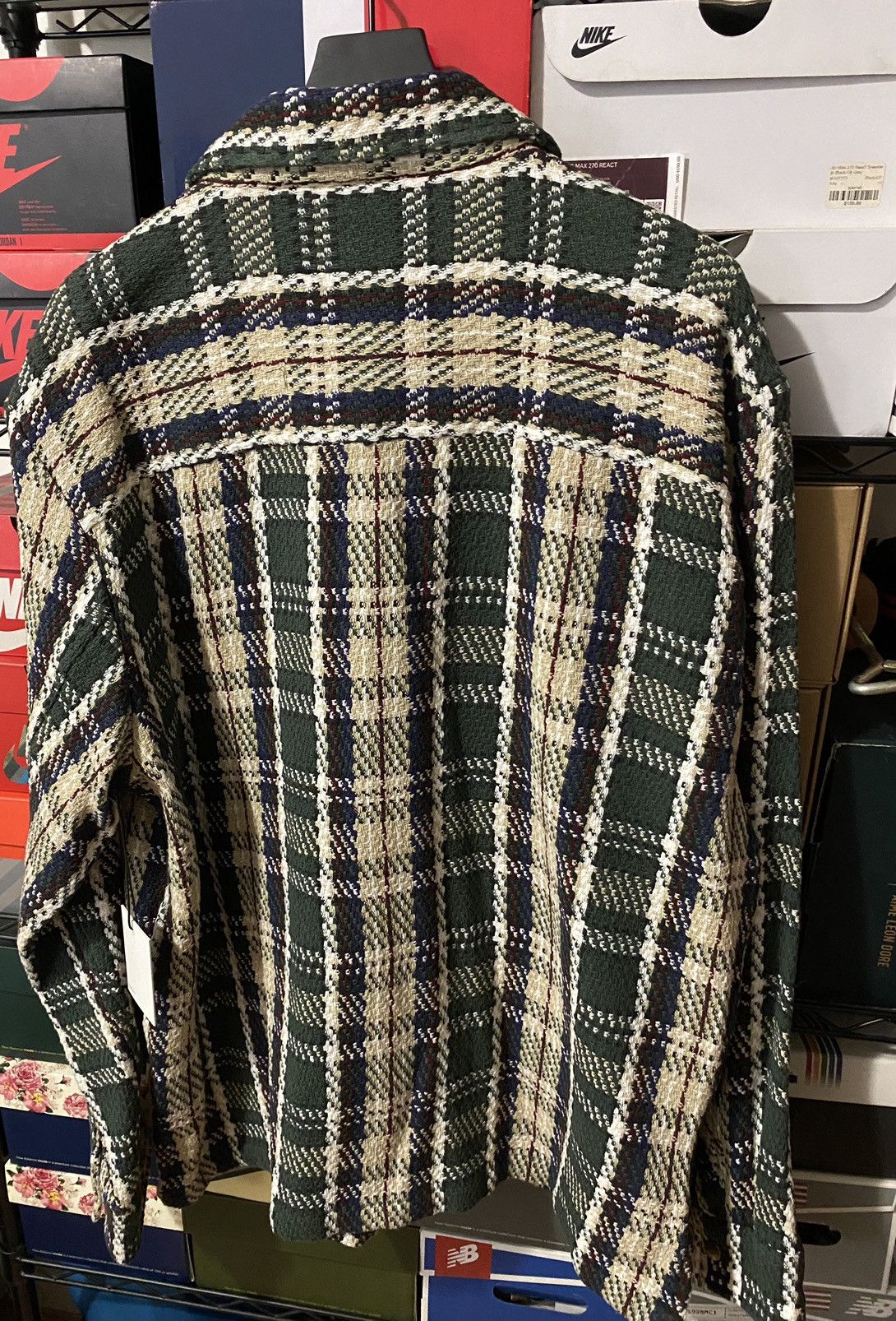 Aime Leon Dore Aime Leon Dore Plaid Overshirt Rosin Combo Size US XL / EU 56 / 4 - 4 Thumbnail