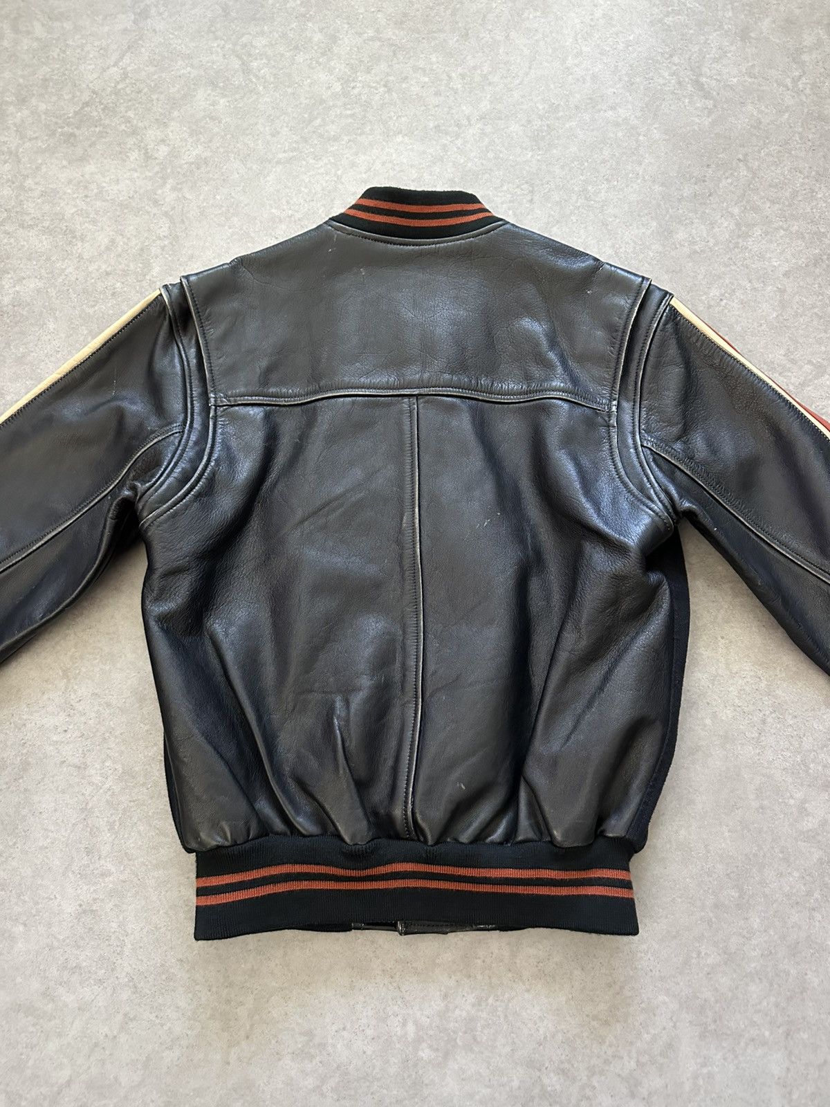 Harley Davidson Vintage Harley Davidson Leather Jacket Varsity Biker Style Size US S / EU 44-46 / 1 - 10 Thumbnail