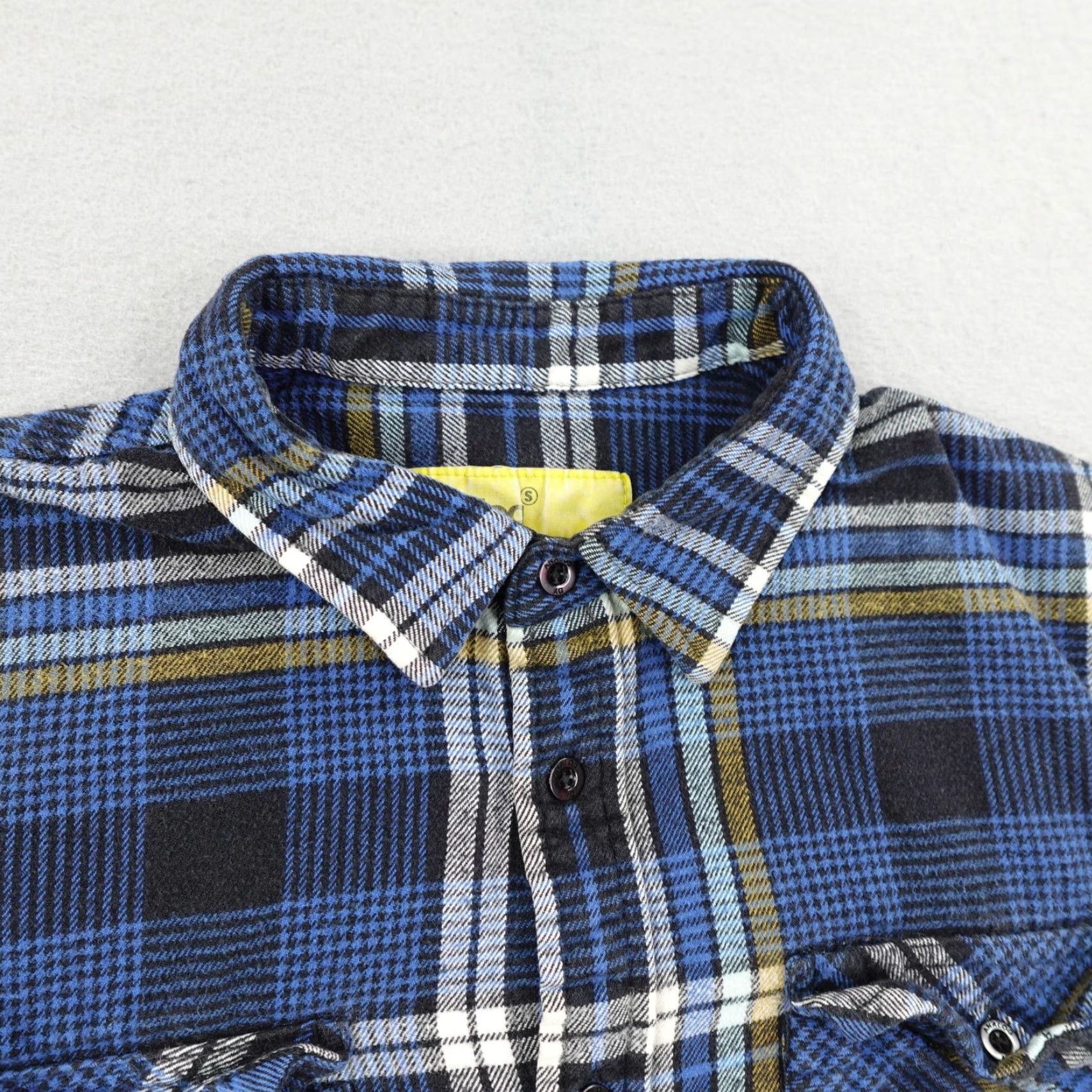 Burton Burton Analog Shirt Mens Small Blue Yellow Plaid Flannel Button-Up Snowboarding Casual Online Shopwear Womens? No. Size US S / EU 44-46 / 1 - 2 Thumbnail