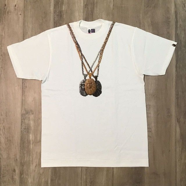Bape × Nigo NFS limited BAPE Jacob necklace T-shirt a bathing ape NIGO Size US M / EU 48-50 / 2 - 1 Thumbnail