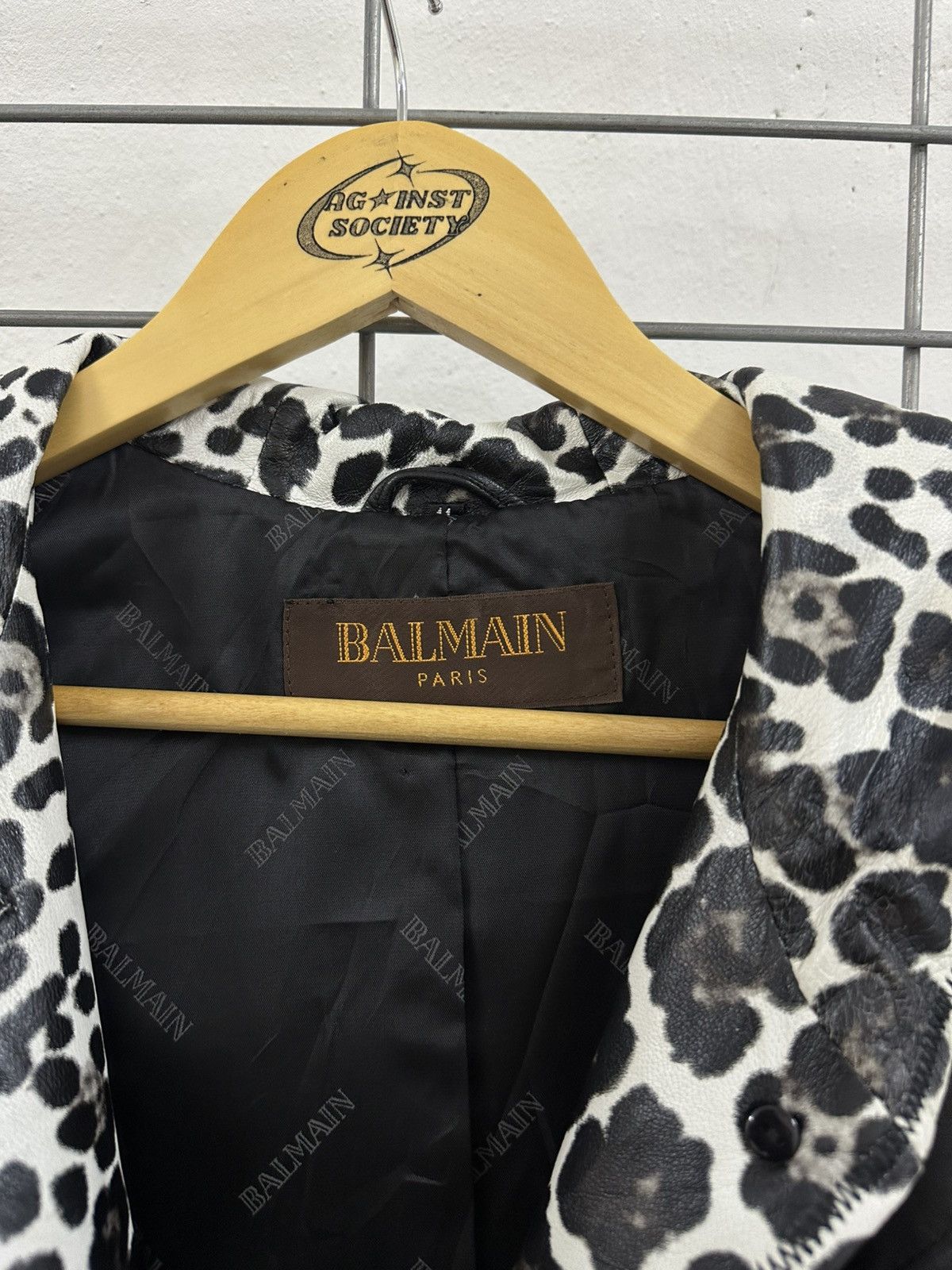 Balmain Rare Balmain Paris Luxury Leather Leopard Trench Coat Size S / US 4 / IT 40 - 15 Thumbnail
