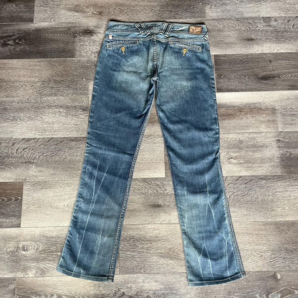 Pepe Jeans Vintage Y2K Pepe Jeans London Low Rise Straight Denim Jeans Size 29" - 2 Thumbnail