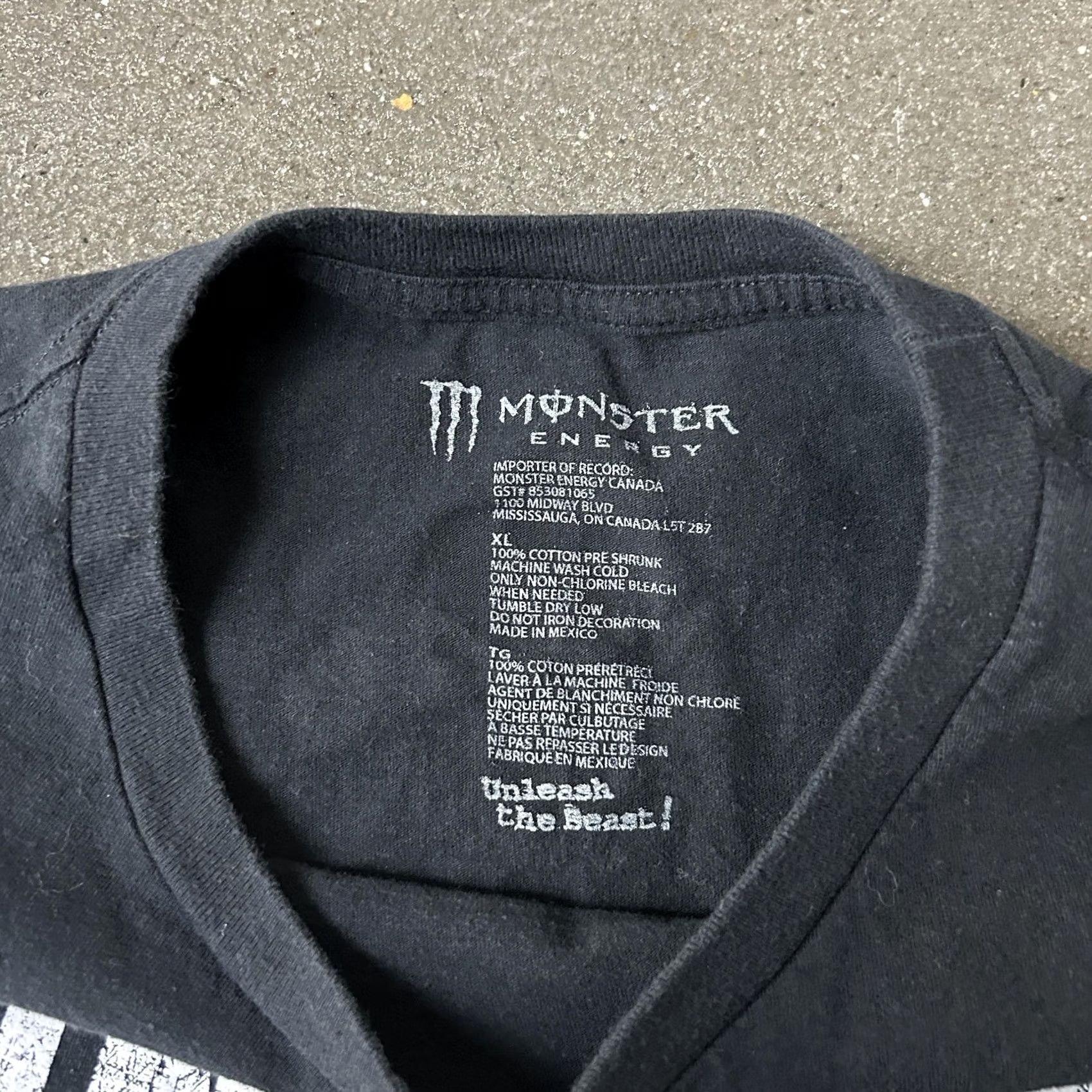 Logo 7 Monster Energy Shirt Mens XL Black Logo EST 2002 Graphic Promo Tee T-Shirt Size US XL / EU 56 / 4 - 3 Thumbnail
