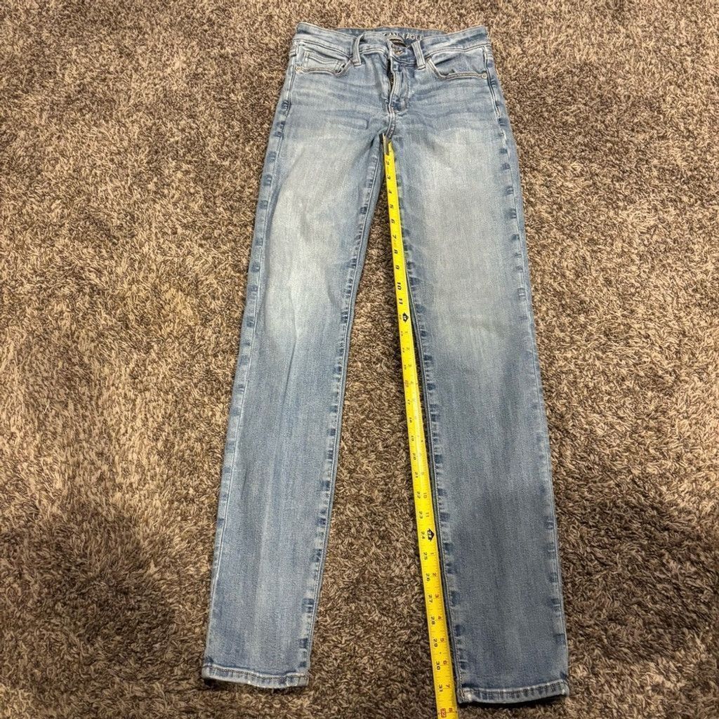 American Eagle Outfitters Women’s American Eagle Skinny Jeans Size 27" / US 4 / IT 40 - 3 Thumbnail
