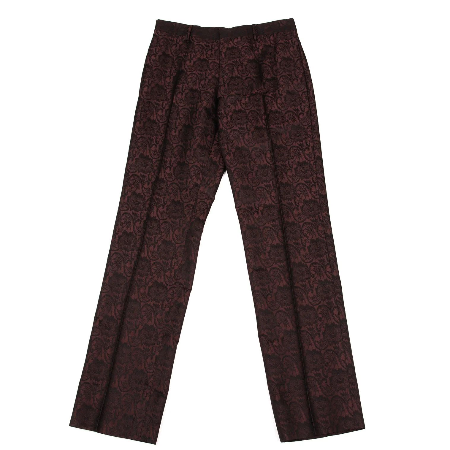 Jean Paul Gaultier Damask Jacquard Suit Set in Wine Size 48/46 Size US M / EU 48-50 / 2 - 11 Thumbnail