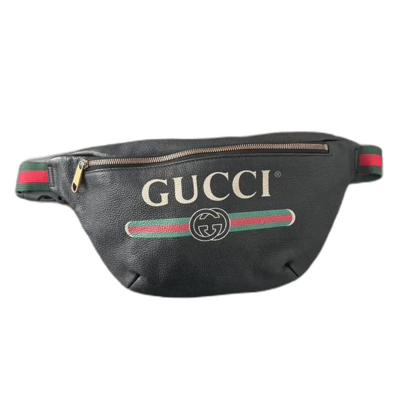 Gucci GUCCI Logo Waist Bag with Green Red Stripes-2506 Size ONE SIZE - 1 Thumbnail