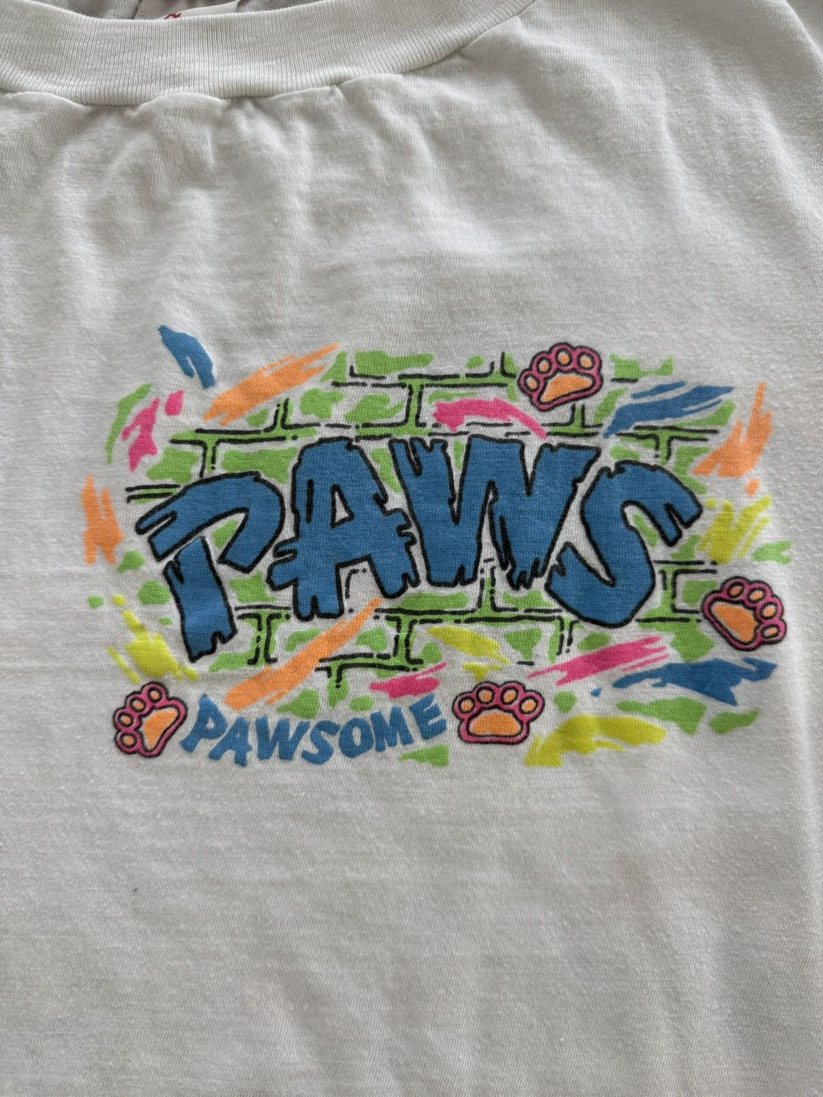 Other Vintage 1990 Paws Cheetos Graffiti Shirt Size US L / EU 52-54 / 3 - 4 Thumbnail