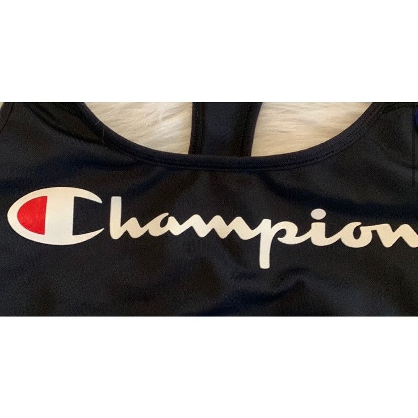 Champion CHAMPION Black Logo Sports Bra NWT S Size S / US 4 / IT 40 - 4 Thumbnail