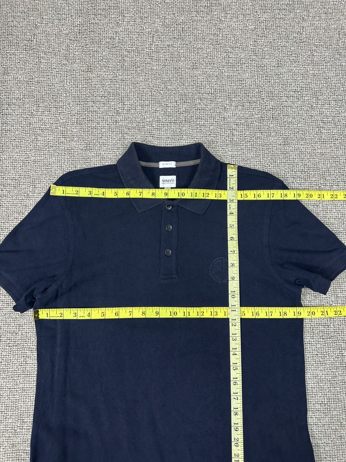 Armani Collezioni Armani Collezioni Slim Fit Polo Tee A1025 Size US M / EU 48-50 / 2 - 5 Thumbnail