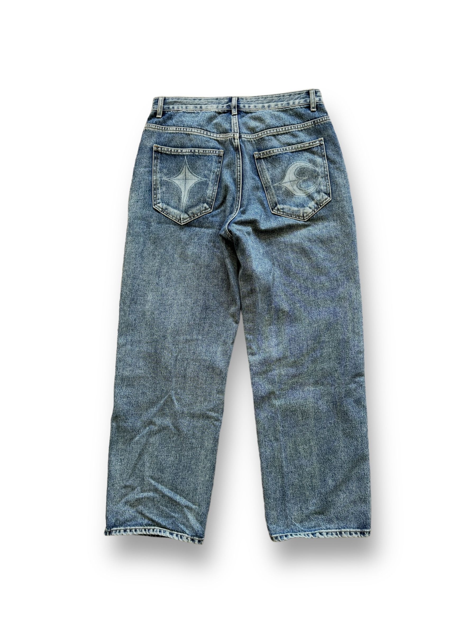 THUG CLUB - Double Knee Denim Pants