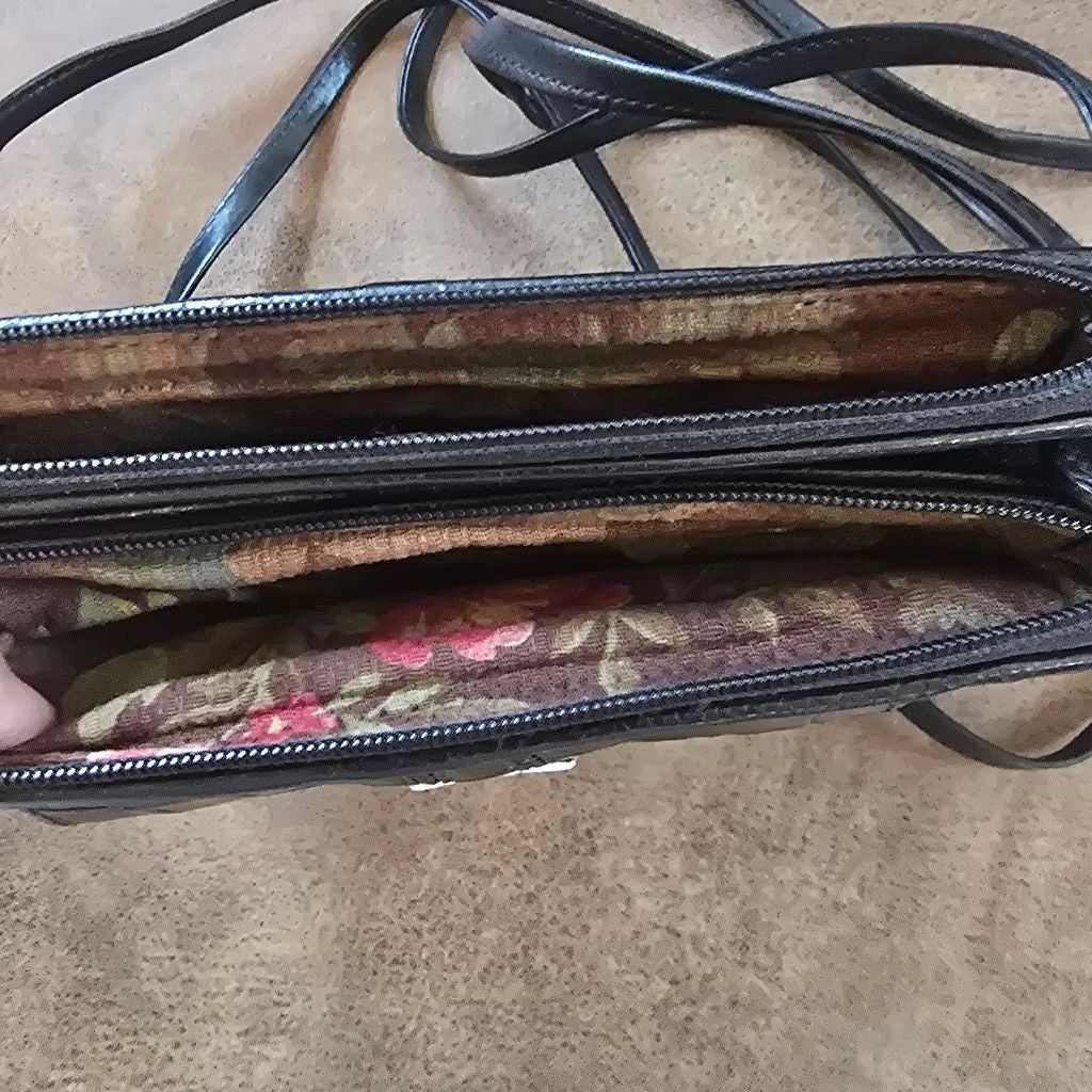 Brighton Brighton Small Crossbody Bag Black Textured Size ONE SIZE - 5 Thumbnail