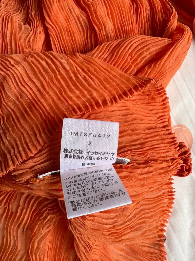 Issey Miyake Issey Miyake size:2 Orange main line willow long-sleeved s Size XS / US 0-2 / IT 36-38 - 8 Thumbnail