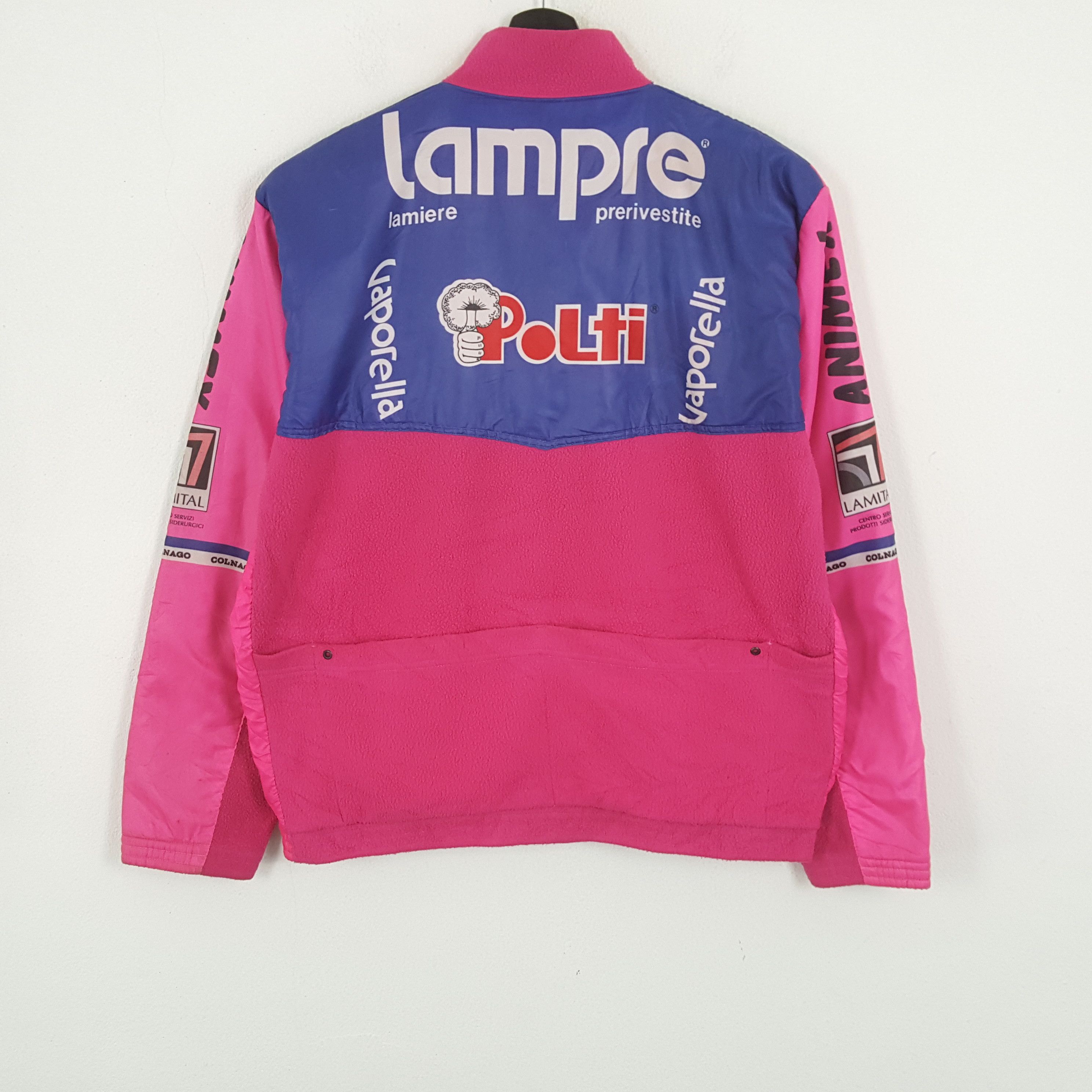 Vintage SMS SANTINI LAMPRE Sports Style Jacket Size US L / EU 52-54 / 3 - 3 Thumbnail