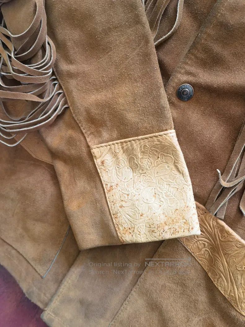 Schott Schott Fringed suede jacket cowhide denim Size US XS / EU 42 / 0 - 6 Thumbnail