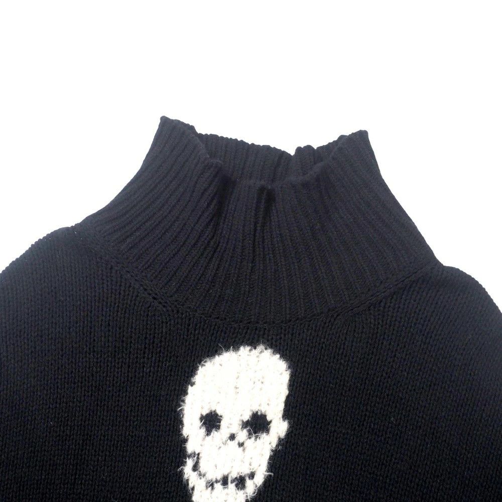 Yohji Yamamoto Yohji Yamamoto 95AW Turtleneck Long Knit Sweater Skull Size US L / EU 52-54 / 3 - 3 Thumbnail