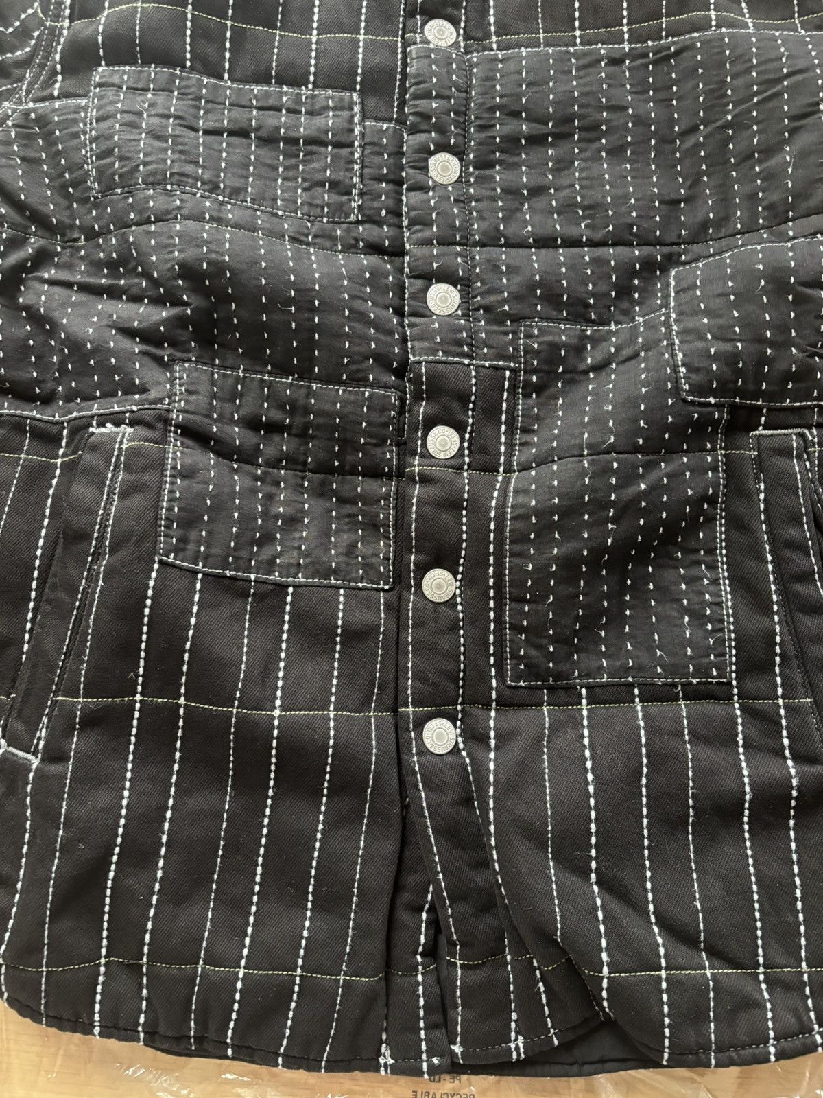DENIM TEARS Denim Tears Peace Patchwork Padded Jacket Size US S / EU 44-46 / 1 - 5 Thumbnail