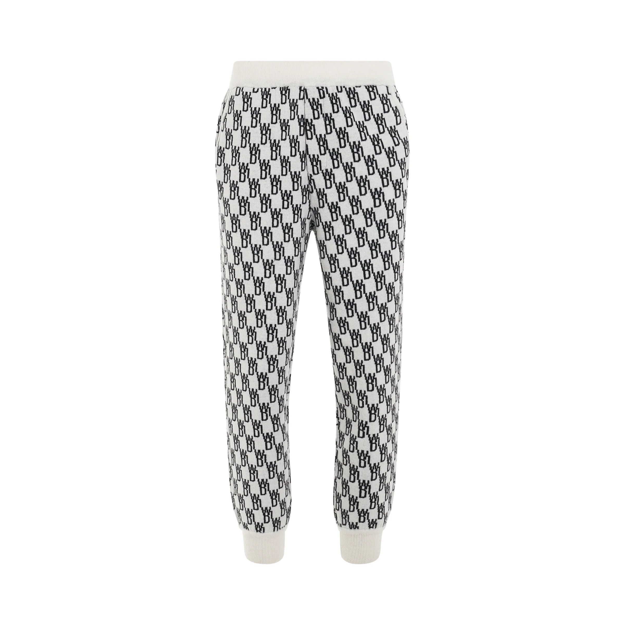 WE11DONE o1mris0824 Jacquard Trouser in Ivory Size US 30 / EU 46 - 1 Thumbnail