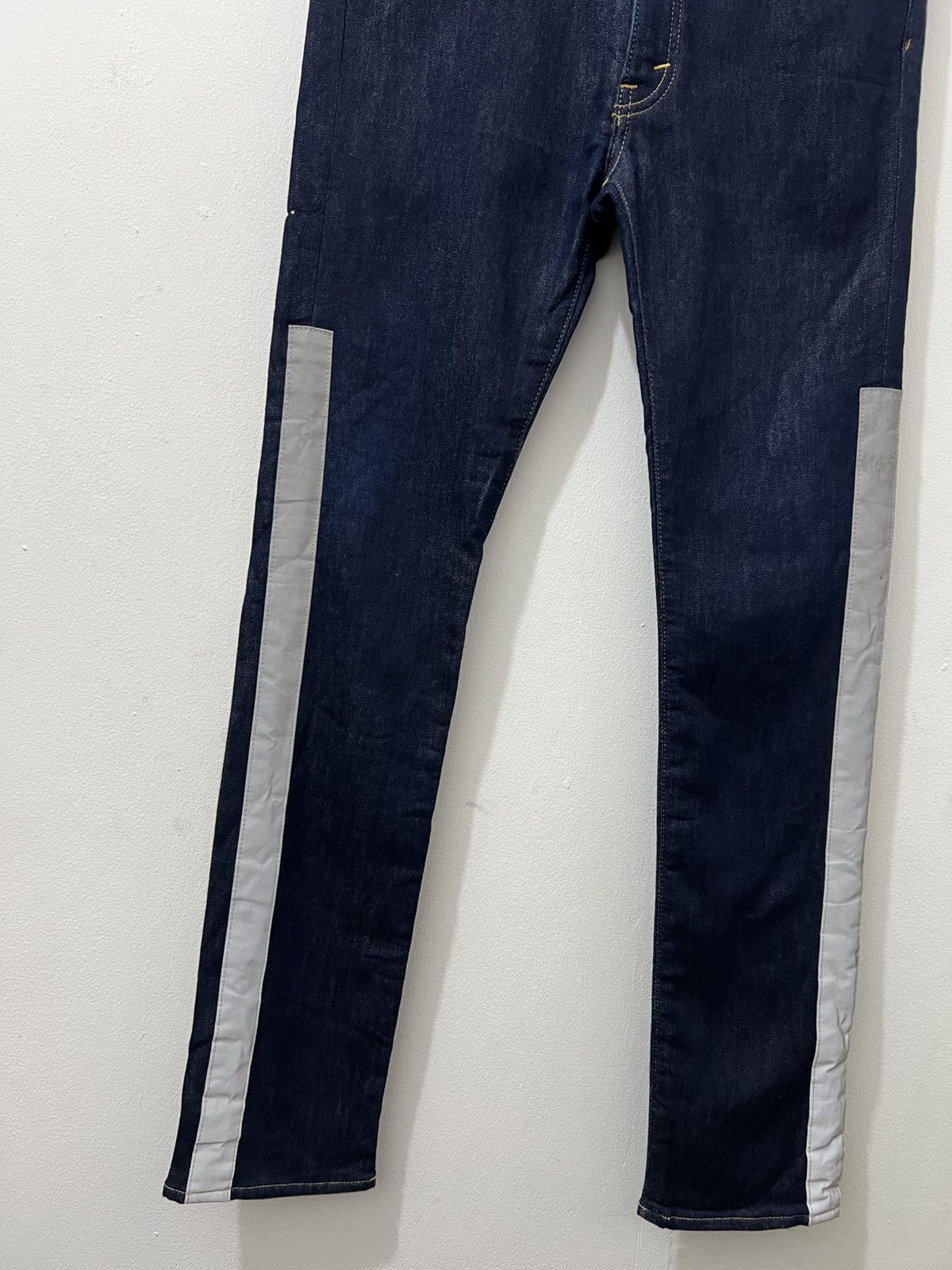 Junya Watanabe JW - CDG Man - F/W18 Reflector Side Tape Jeans Size US 32 / EU 48 - 6 Thumbnail