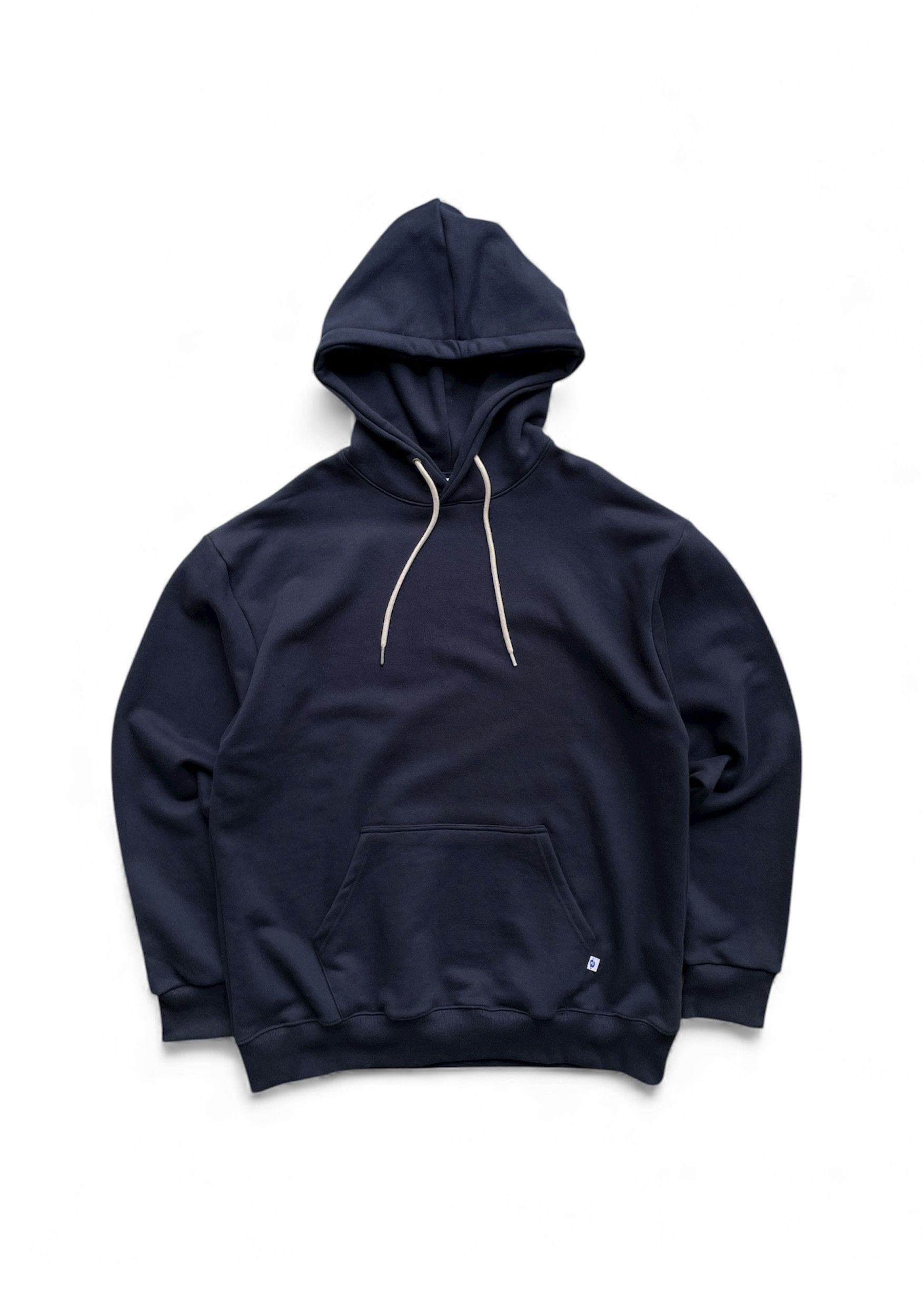 Japanese Brand Oversized blank hoodie cropped with dropped shoulders Size US XL / EU 56 / 4 - 1 Thumbnail