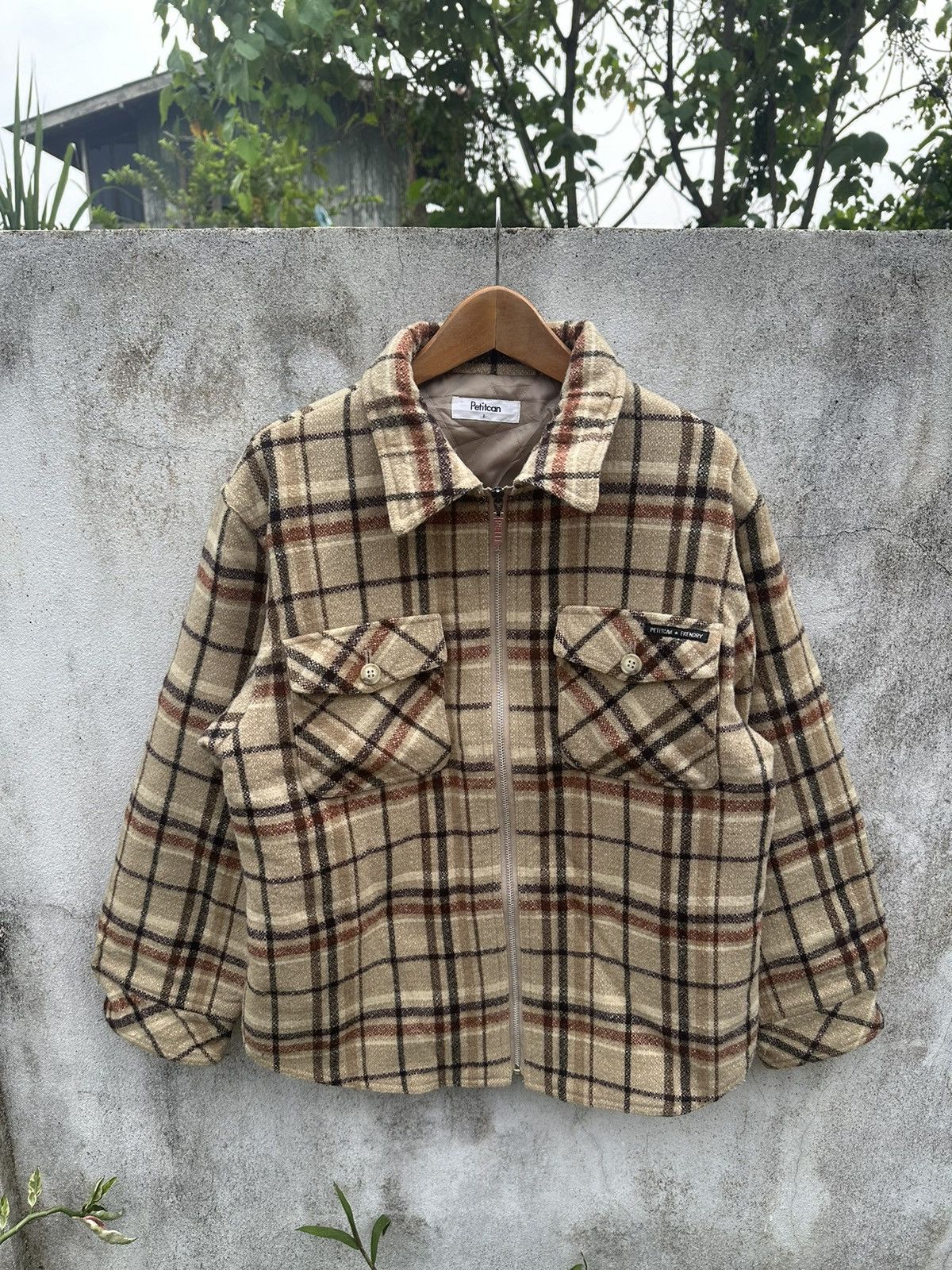 Issey Miyake Petitcan tartan zipper Wool shirts Size US M / EU 48-50 / 2 - 1 Thumbnail