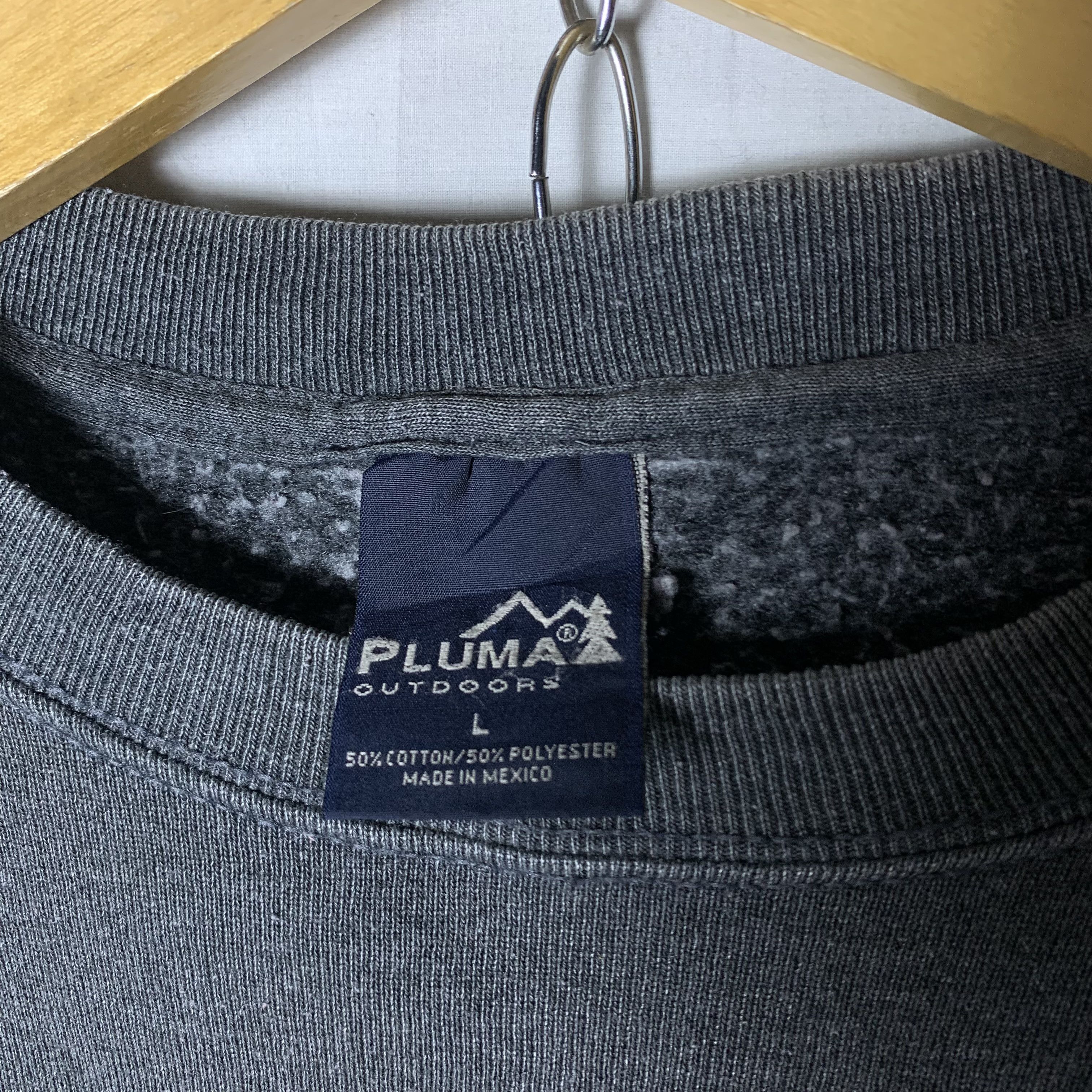 Vintage Pluma Outdoors Plainfield Soccer Association Sweatshirt Size US L / EU 52-54 / 3 - 3 Thumbnail