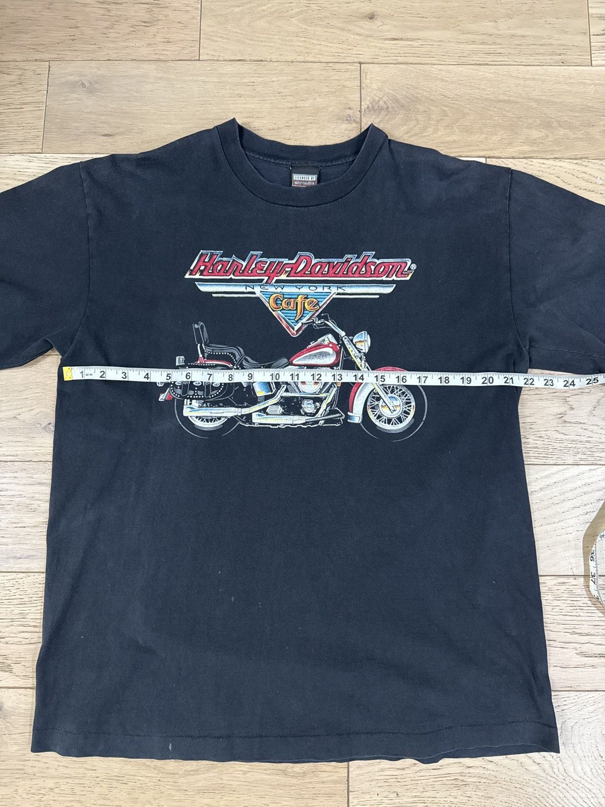 Harley Davidson Vintage Harley Davidson New York Cafe Single Stitch Black XL Size US XL / EU 56 / 4 - 8 Thumbnail