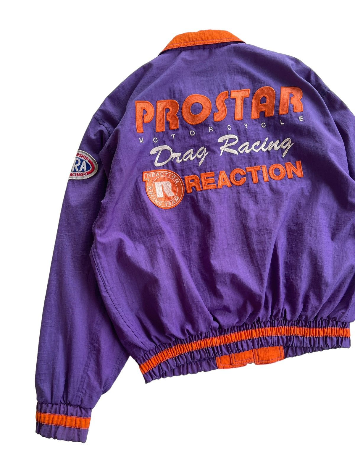 Kadoya Vintage Reaction NHRA Winston APE Motorcycle Racing Jacket Size US L / EU 52-54 / 3 - 9 Thumbnail