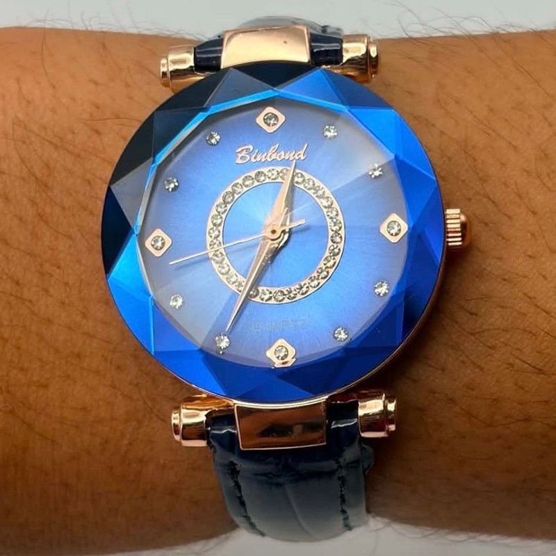 Other Rose Gold & Blue Binbond Watch Size ONE SIZE - 1 Thumbnail
