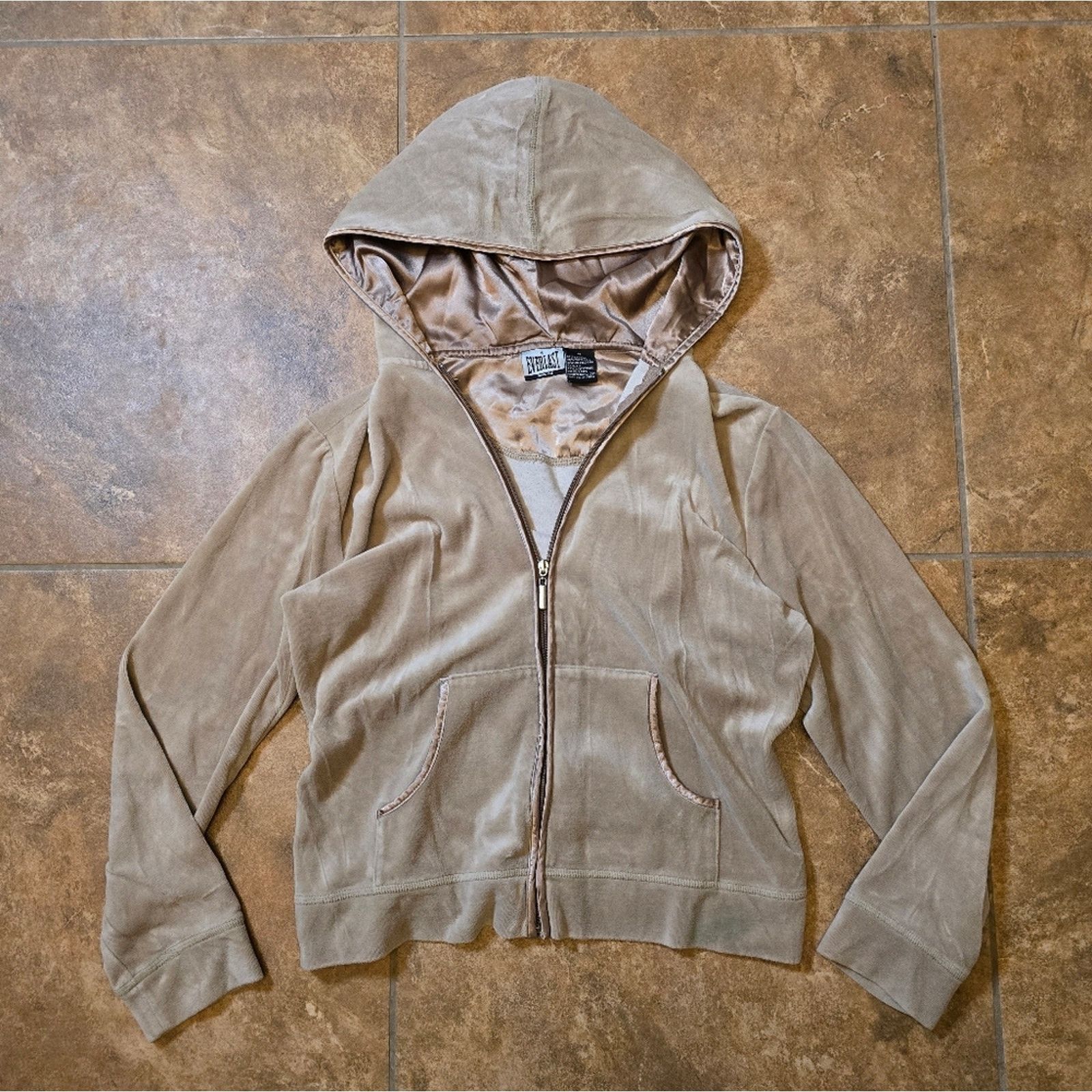 Everlast Taupe Velvet Lush | EVERLAST | Zip Up Size M / US 6-8 / IT 42-44 - 1 Thumbnail